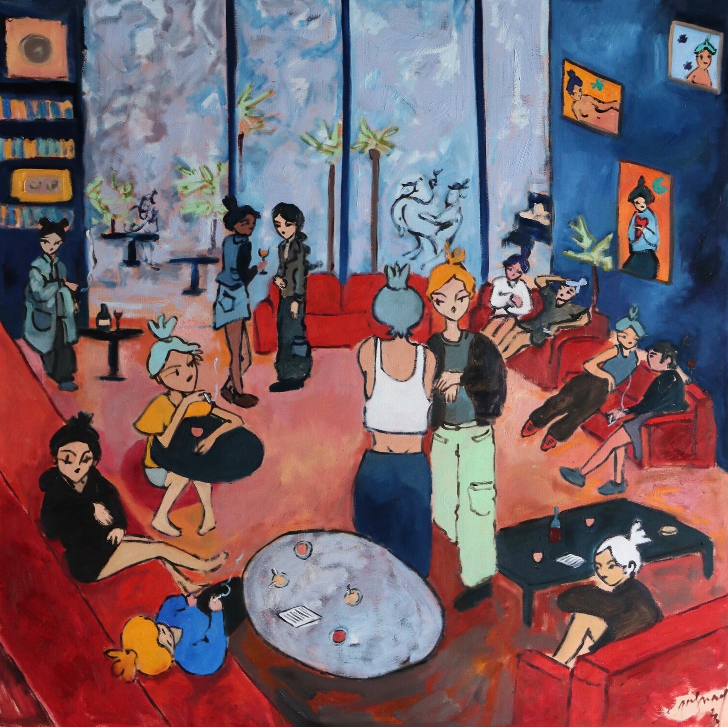 Etienne Quesnay, Smoking room Etienne Quesnay, Smoking room