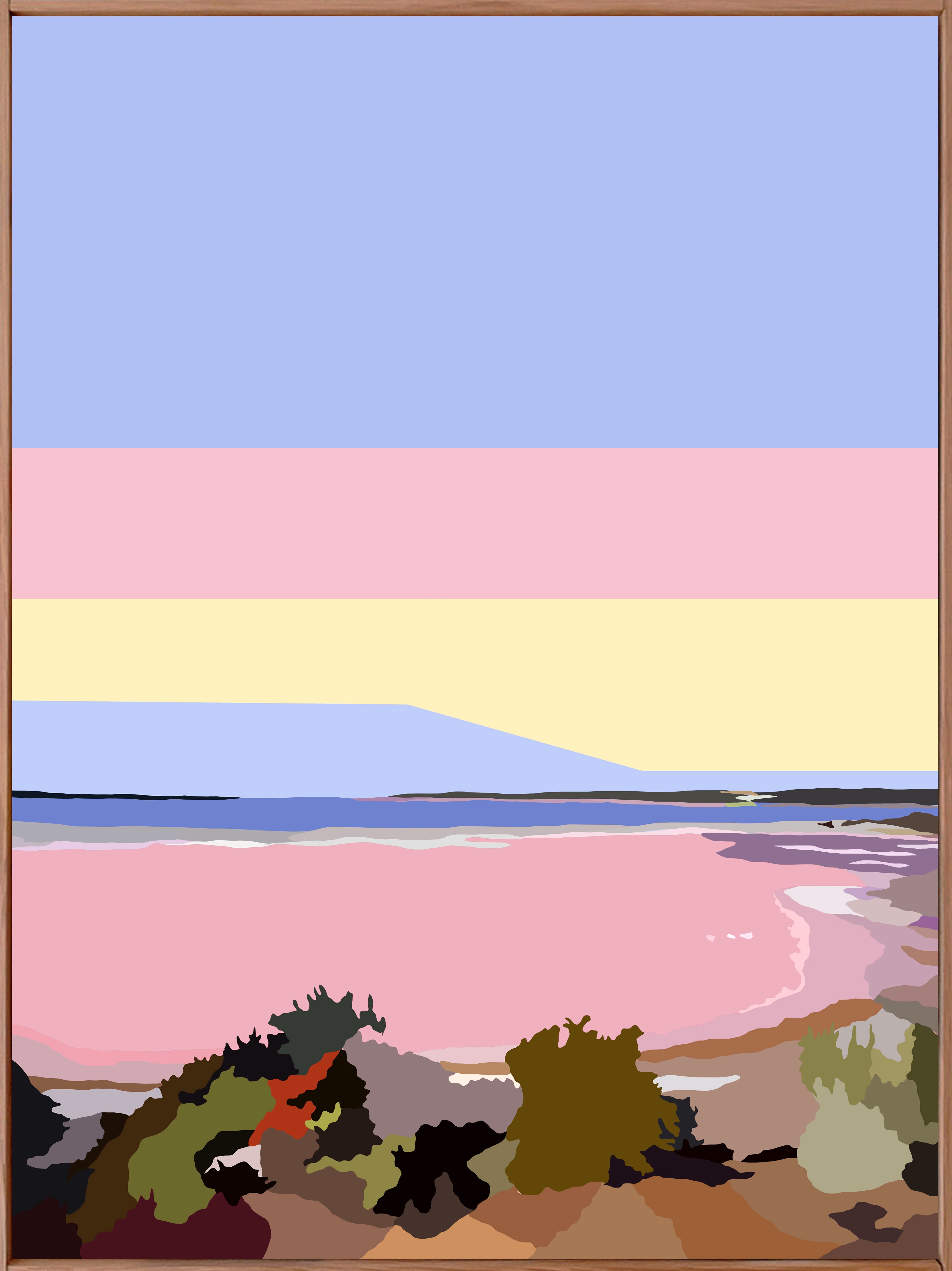 Marion Sagon, Pink lake #3 Marion Sagon, Pink lake #3