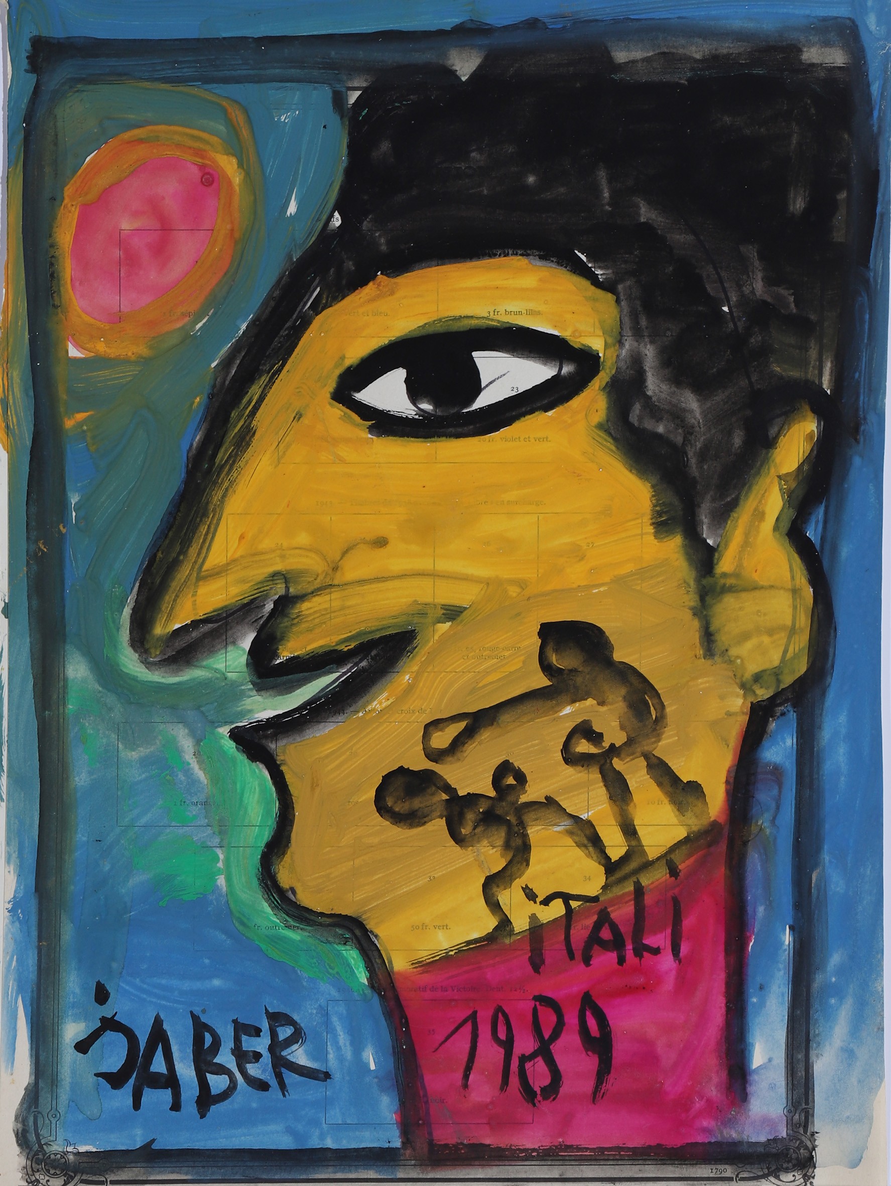 Jaber El Mahjoub, Itali 1989 Jaber El Mahjoub, Itali 1989