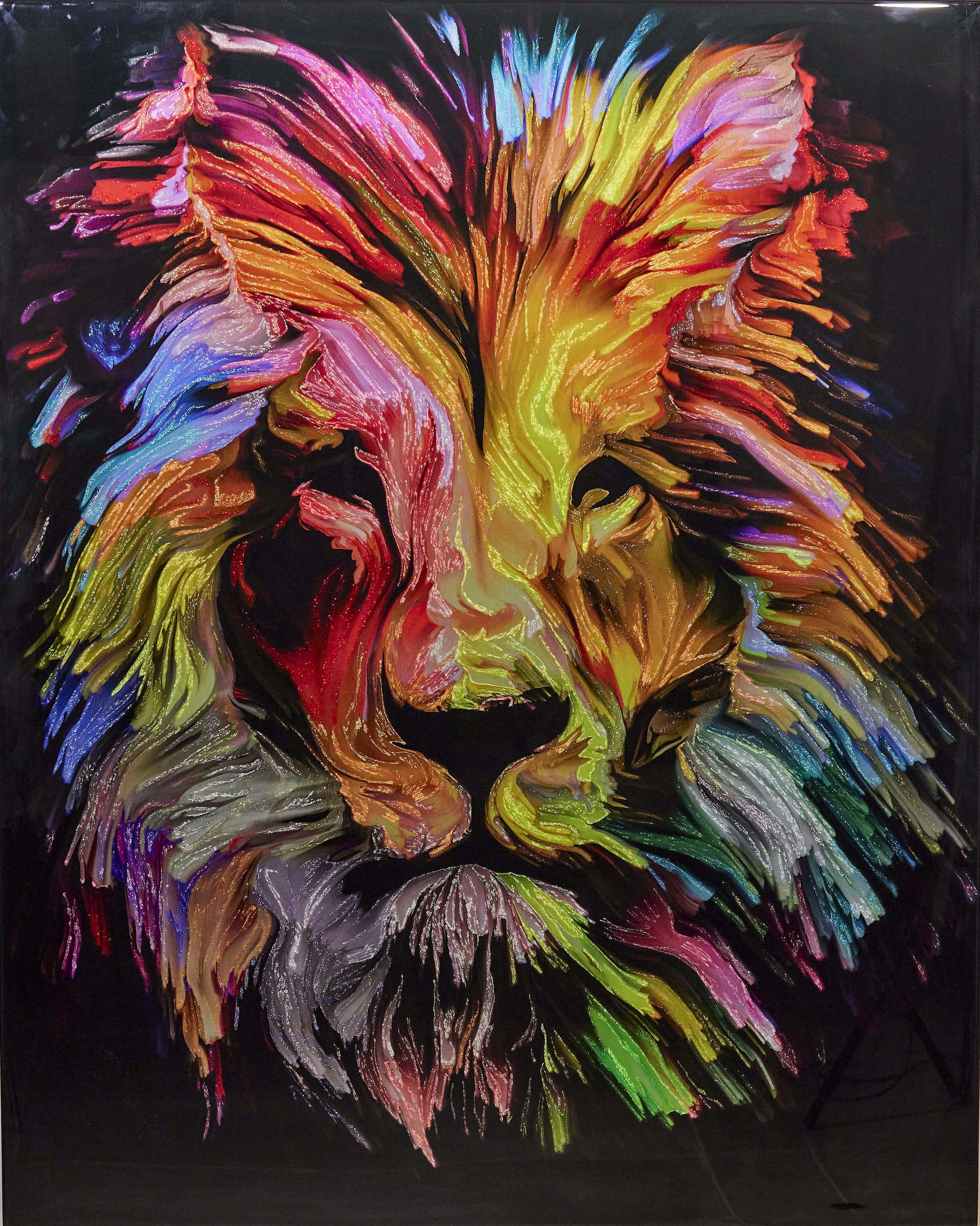 Angela Gomes, Colourfull lion Angela Gomes, Colourfull lion
