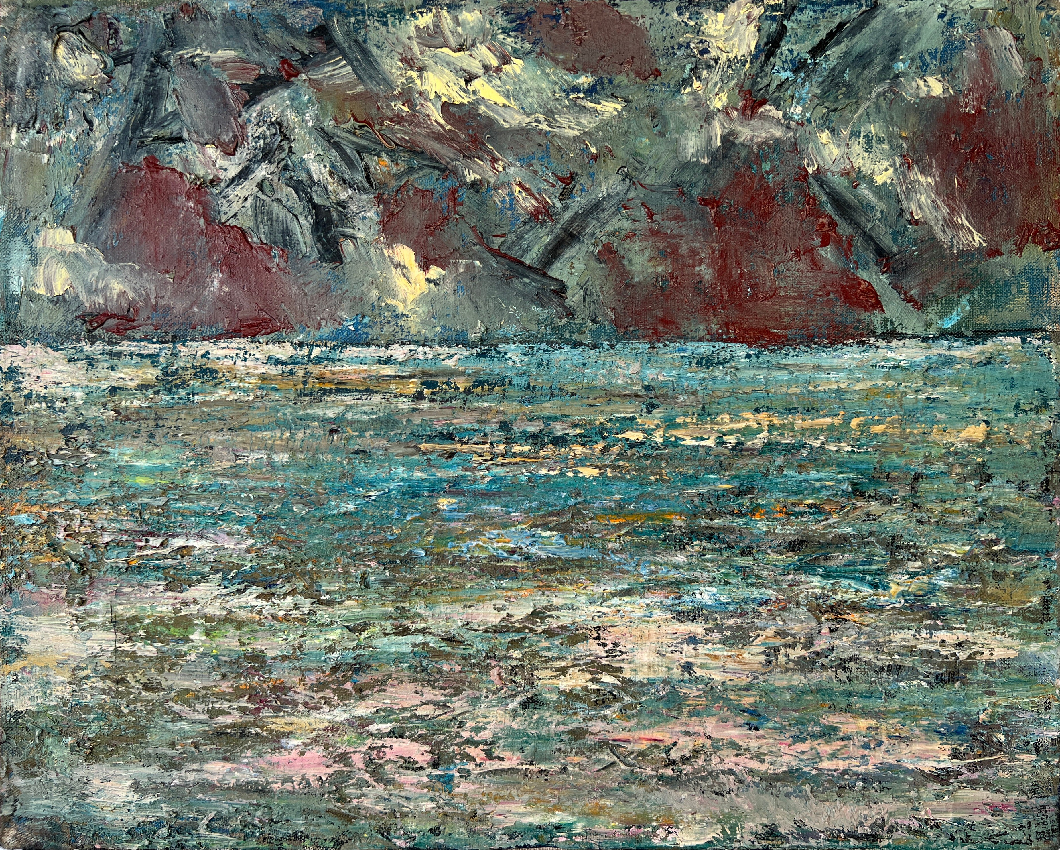 Zakhar Shevchuk, Mountains at Sunset Zakhar Shevchuk, Mountains at Sunset