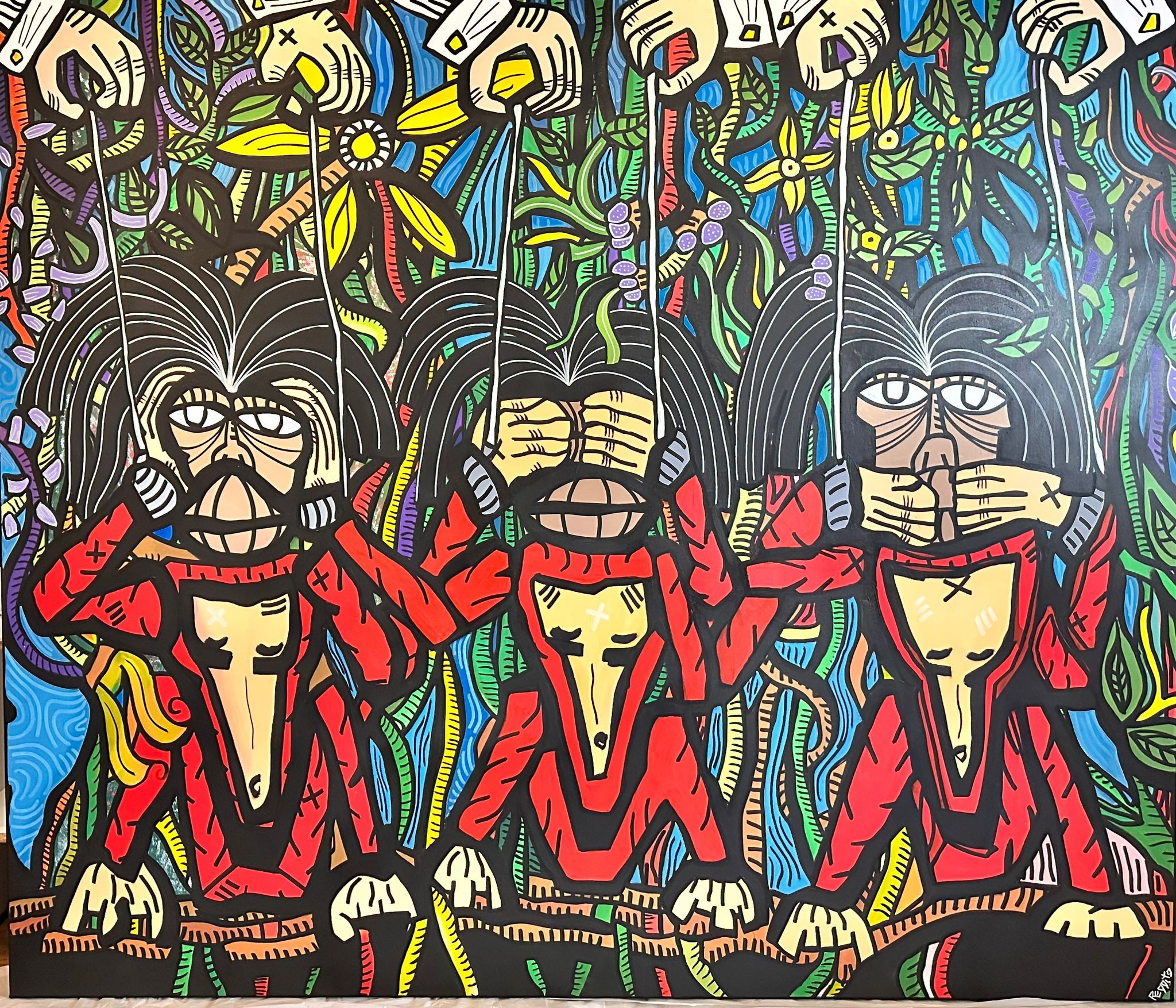 Red Dito, Les 3 singes Red Dito, Les 3 singes