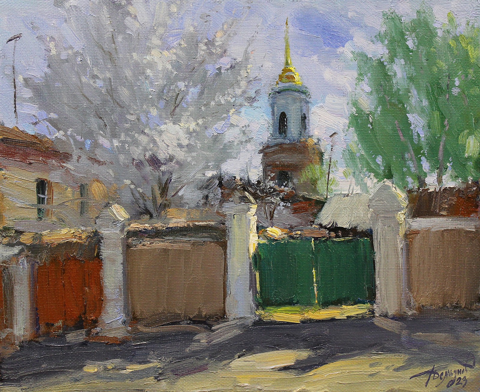 Yuriy Demiyanov, Spring behind the fence Yuriy Demiyanov, Spring behind the fence