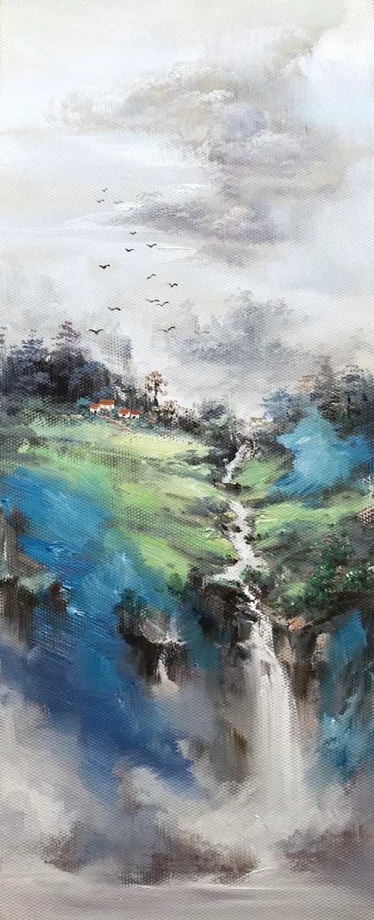Xiaoqiong Mo, Paysage de Chine IlI Xiaoqiong Mo, Paysage de Chine IlI