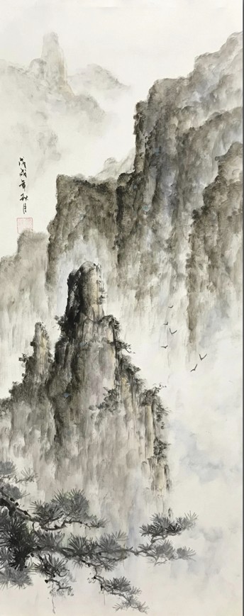 Rongda Zhan, Paysage de Chine I Rongda Zhan, Paysage de Chine I
