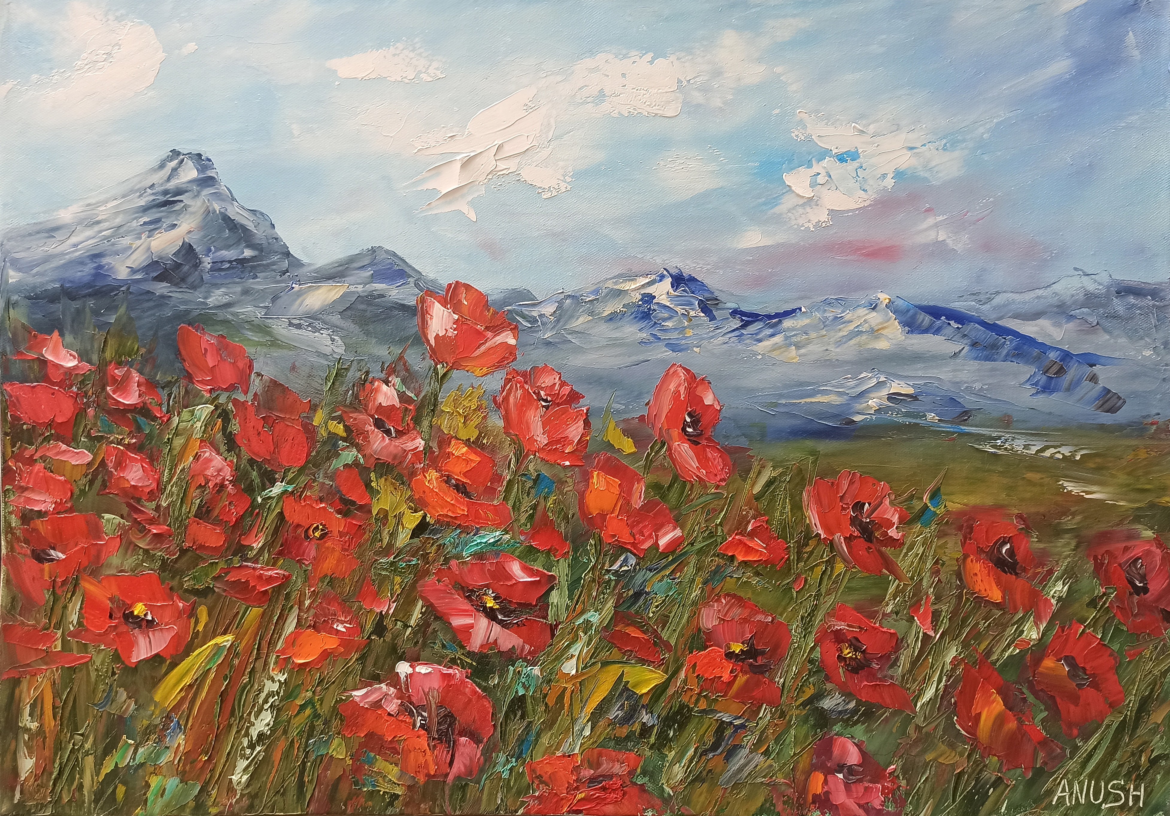 Anush Emiryan, Field of poppies Anush Emiryan, Field of poppies
