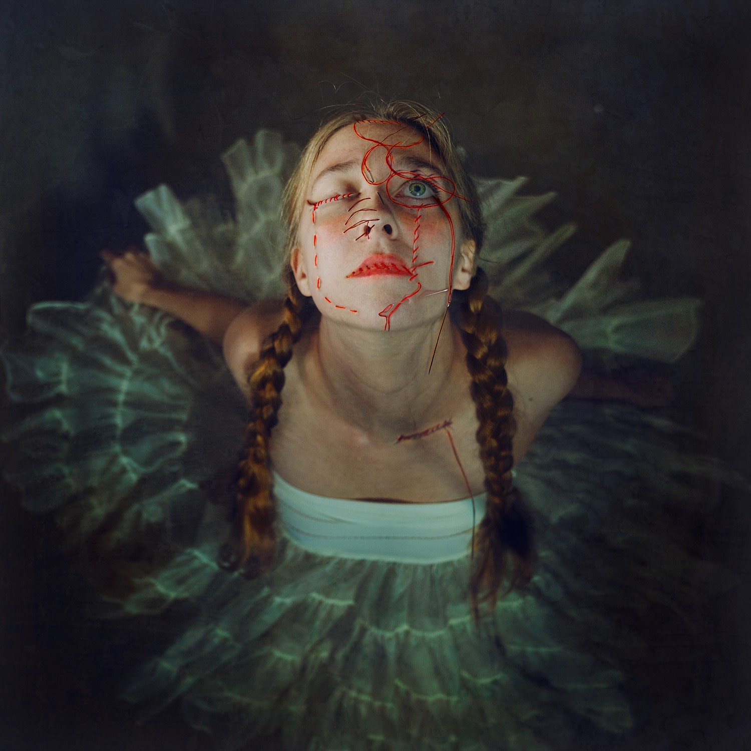 Brooke Shaden, Sewing my wounds shut Brooke Shaden, Sewing my wounds shut