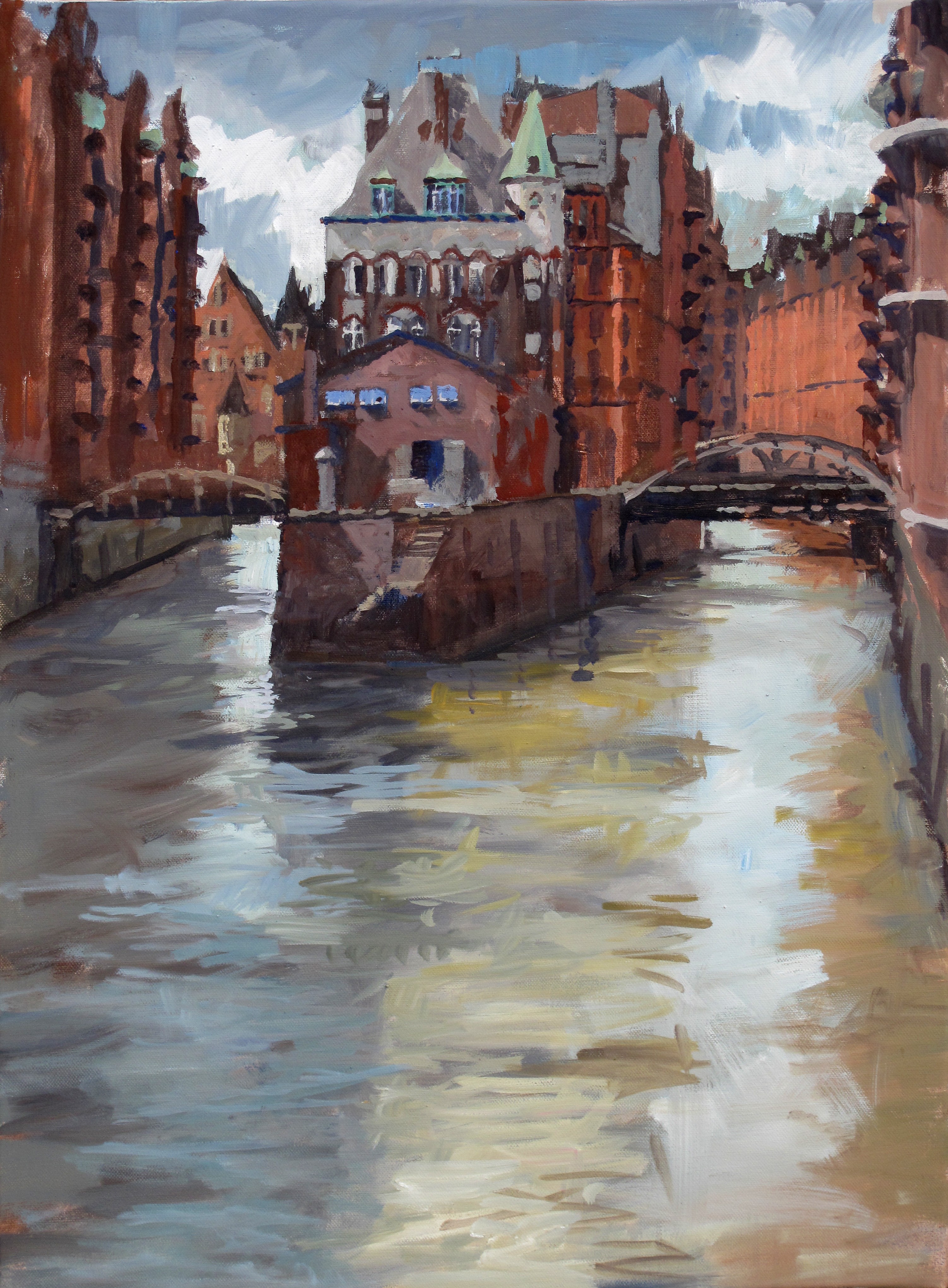 Frank Suplie, Hamburger Speicherstadt, Schlösschen Frank Suplie, Hamburger Speicherstadt, Schlösschen