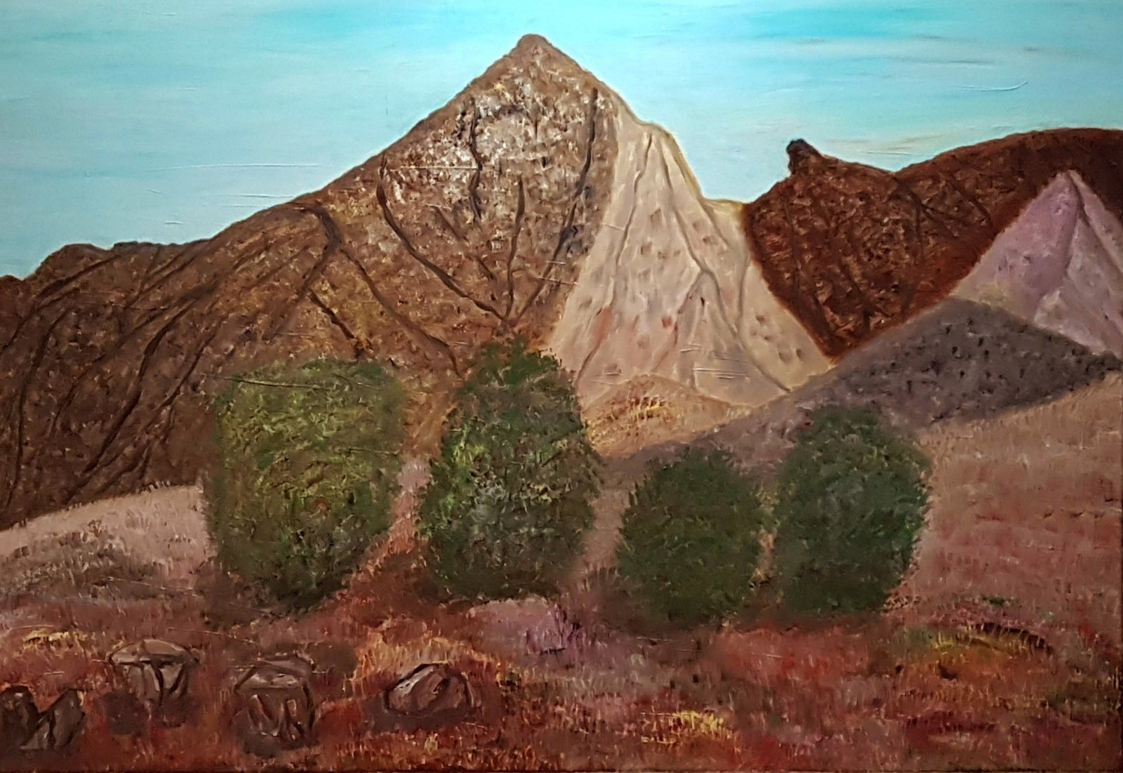 Dondi Schwartz, Four Trees In The Desert Dondi Schwartz, Four Trees In The Desert