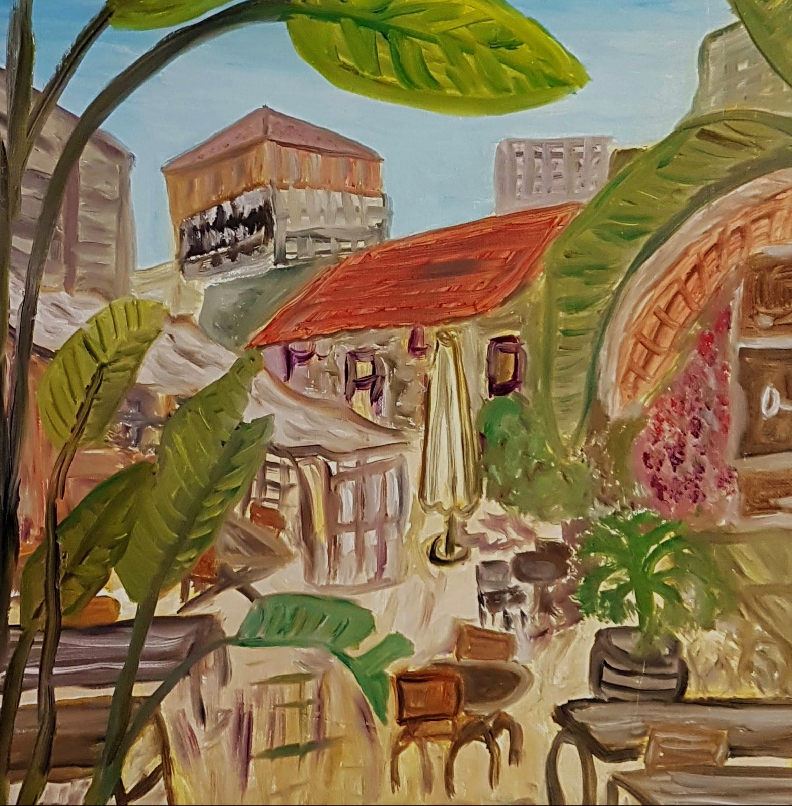 Dondi Schwartz, Jaffa Flea Market At Noon Dondi Schwartz, Jaffa Flea Market At Noon