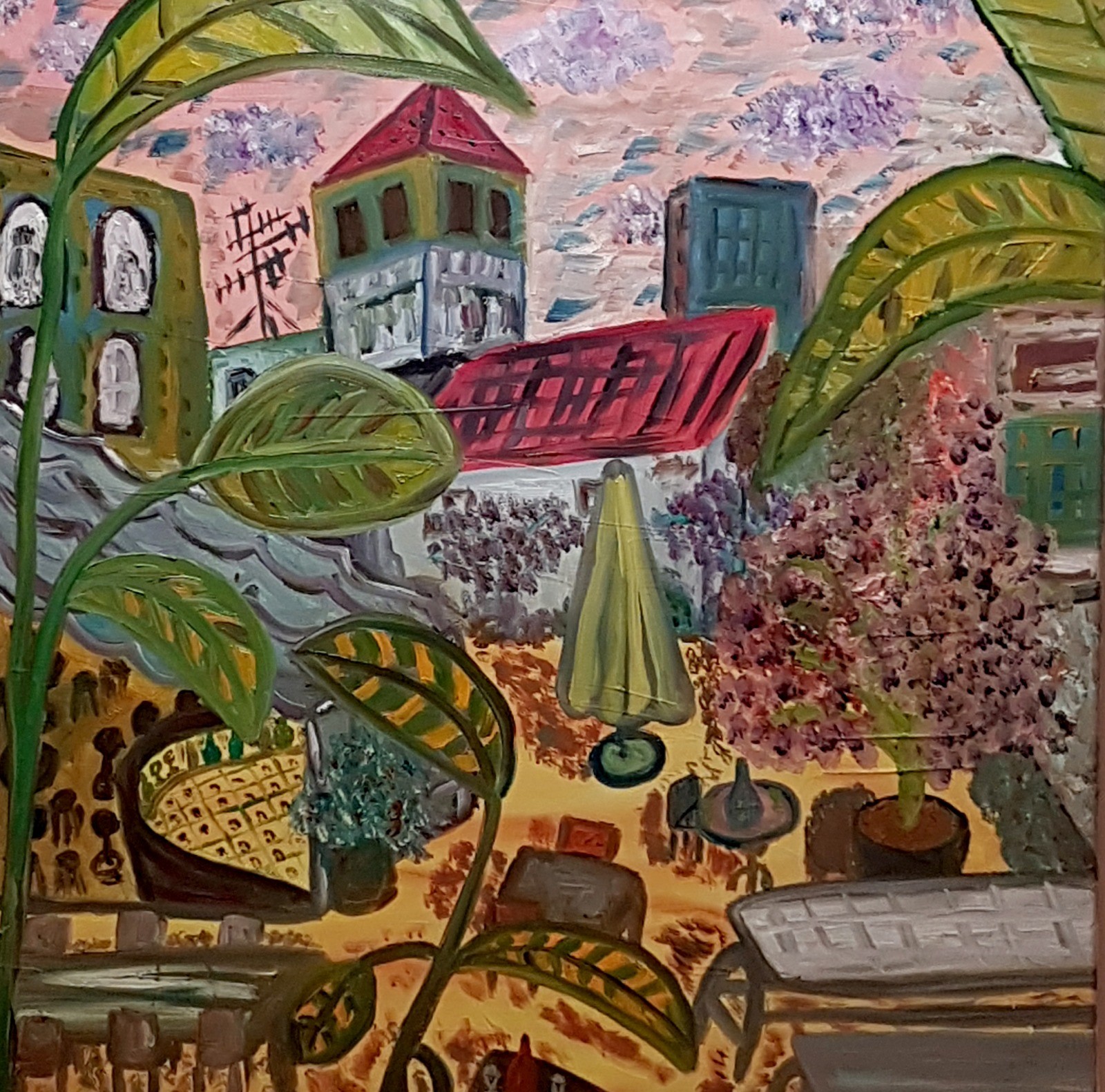 Dondi Schwartz, The Flea Market At Sunset Dondi Schwartz, The Flea Market At Sunset