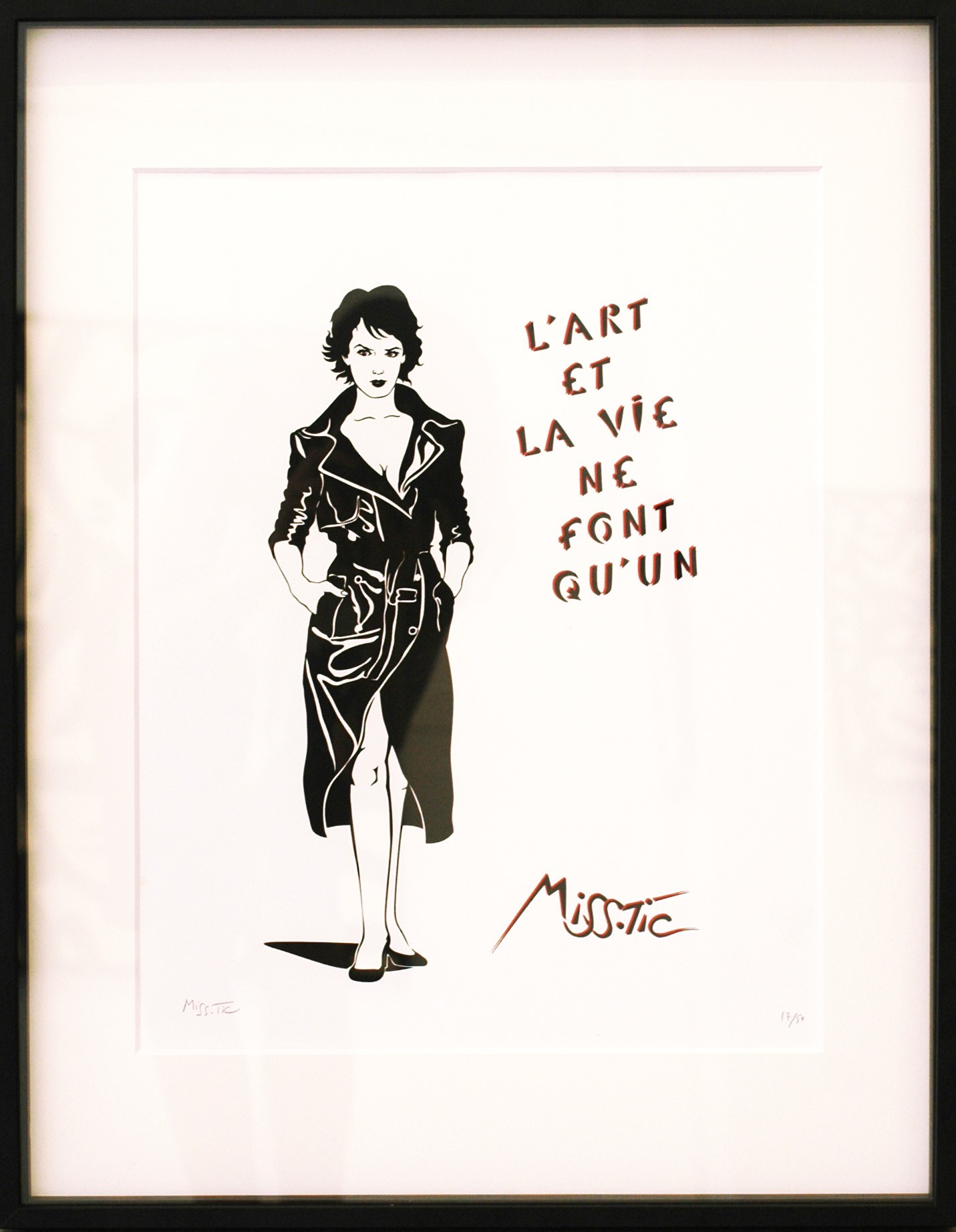 Miss.Tic, L'art et la vie ne font qu'un Miss.Tic, L'art et la vie ne font qu'un