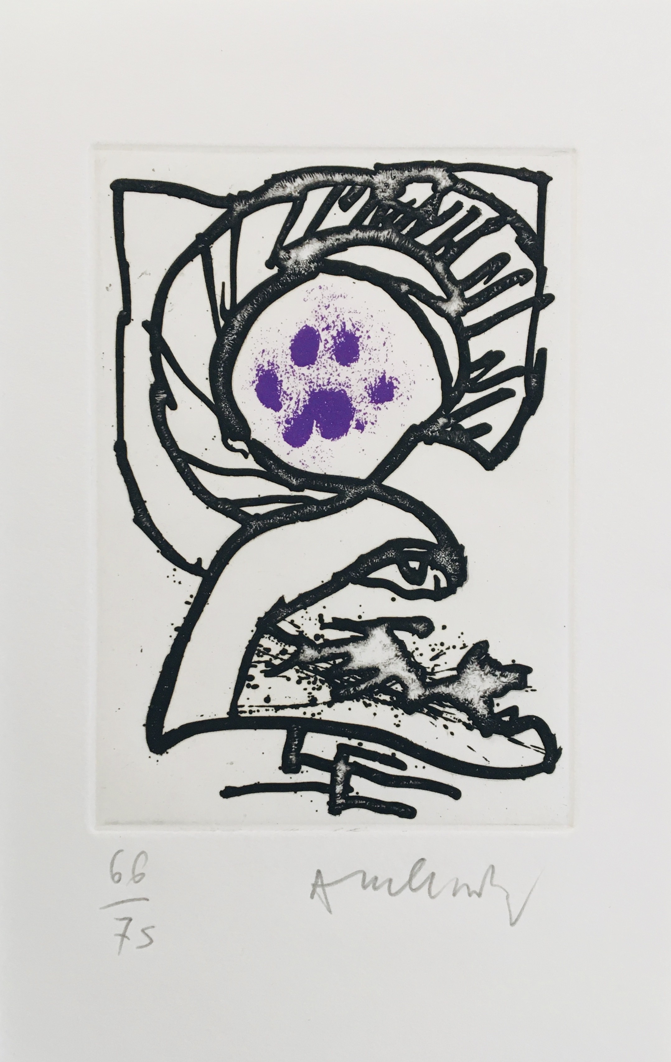 Pierre Alechinsky, Le chat sauvage Pierre Alechinsky, Le chat sauvage