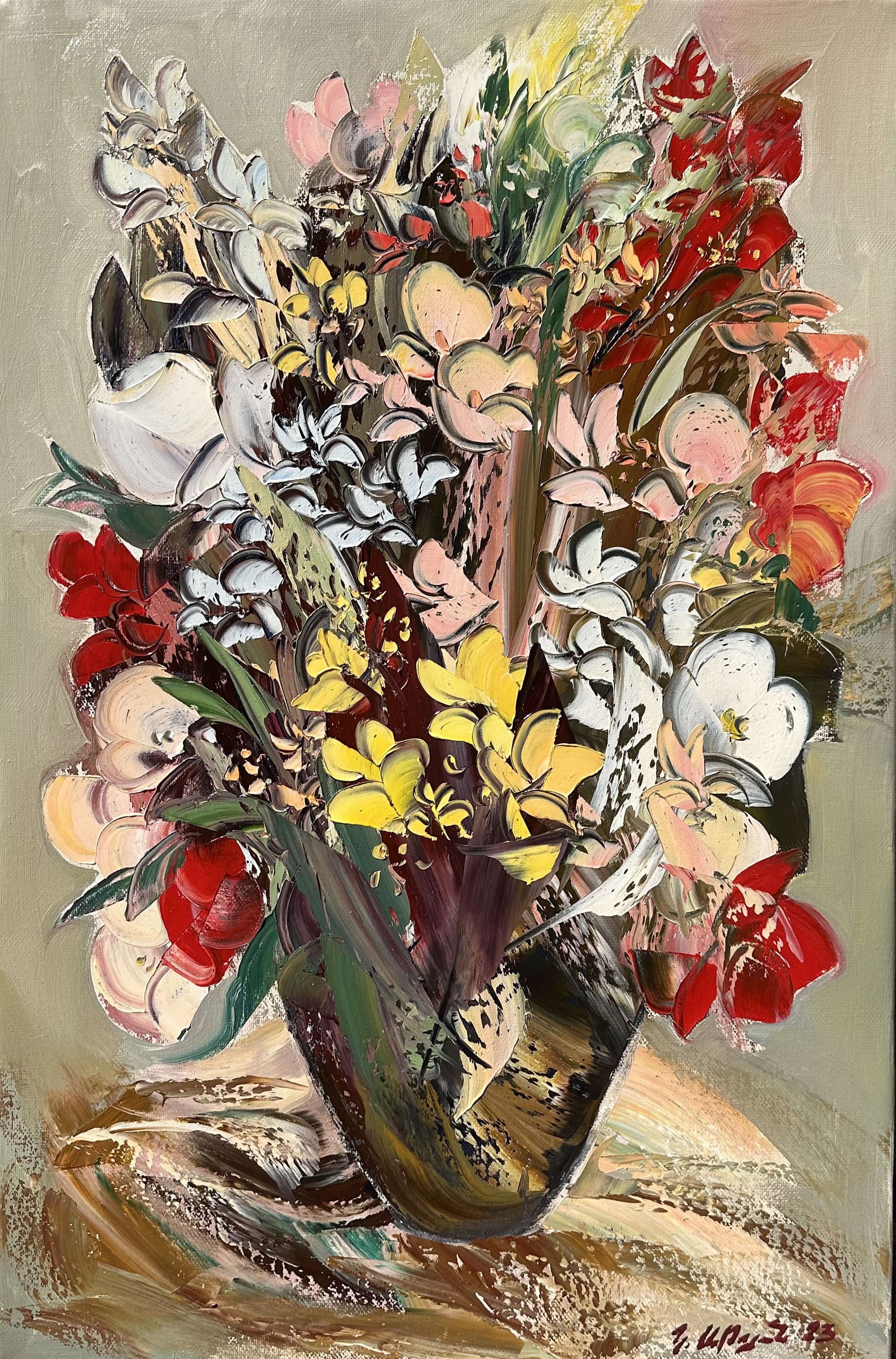 Kamo Atoyan, Abstract flowers (1) Kamo Atoyan, Abstract flowers (1)