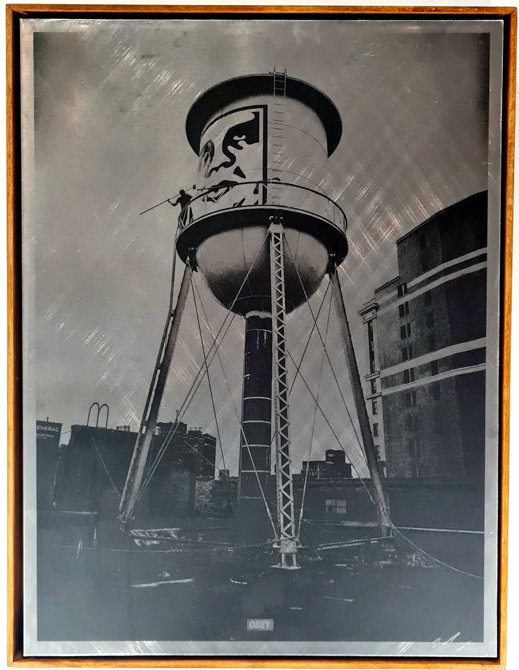 Shepard Fairey (Obey), Water Tower 1/3 (Metal) Shepard Fairey (Obey), Water Tower 1/3 (Metal)