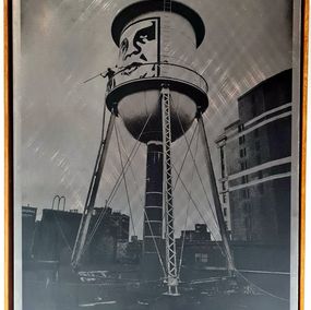 Water Tower 1/3 (Metal), Shepard Fairey (Obey)