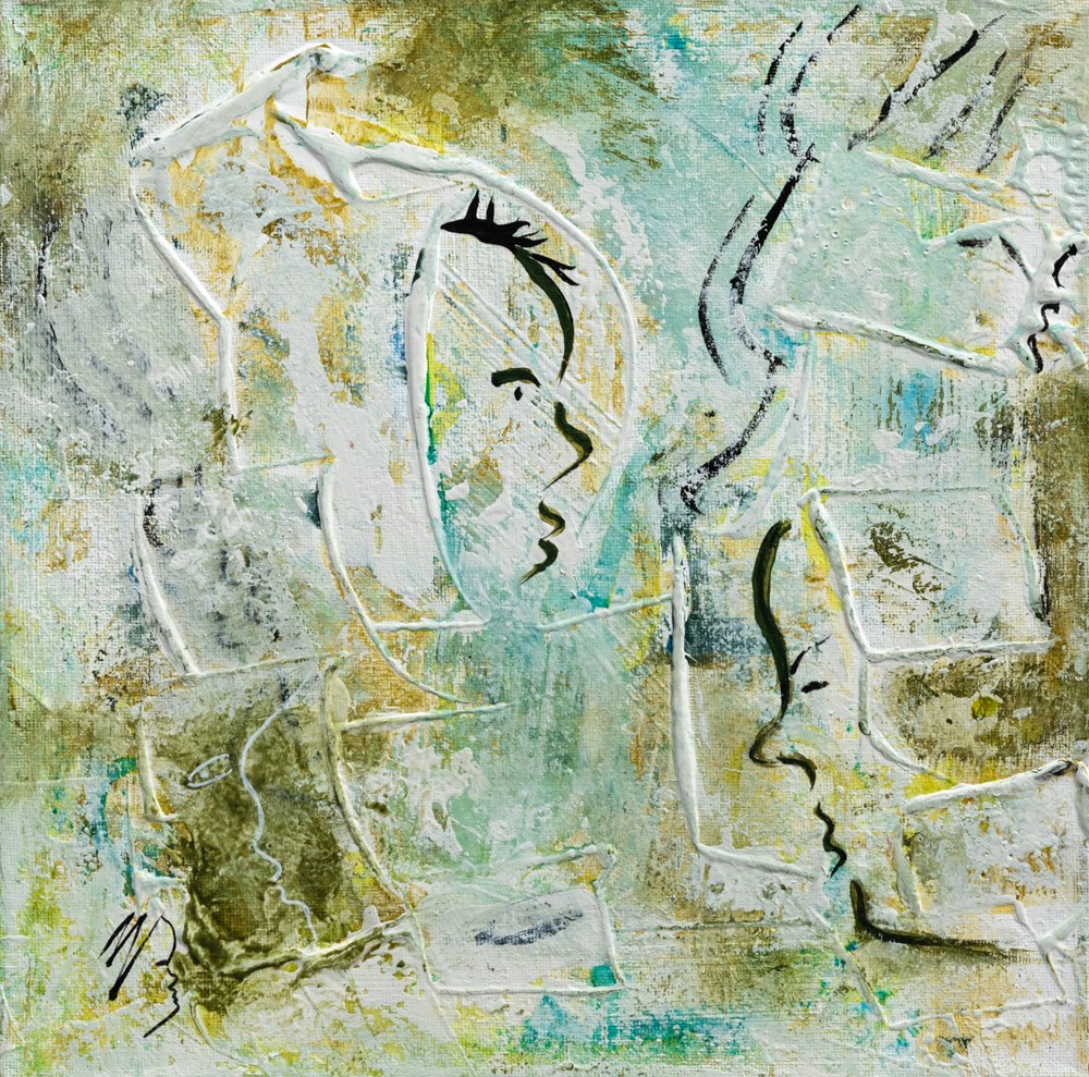 Murielle Vallot dite MucheArt, Asprat - Composition abstraite Murielle Vallot dite MucheArt, Asprat - Composition abstraite