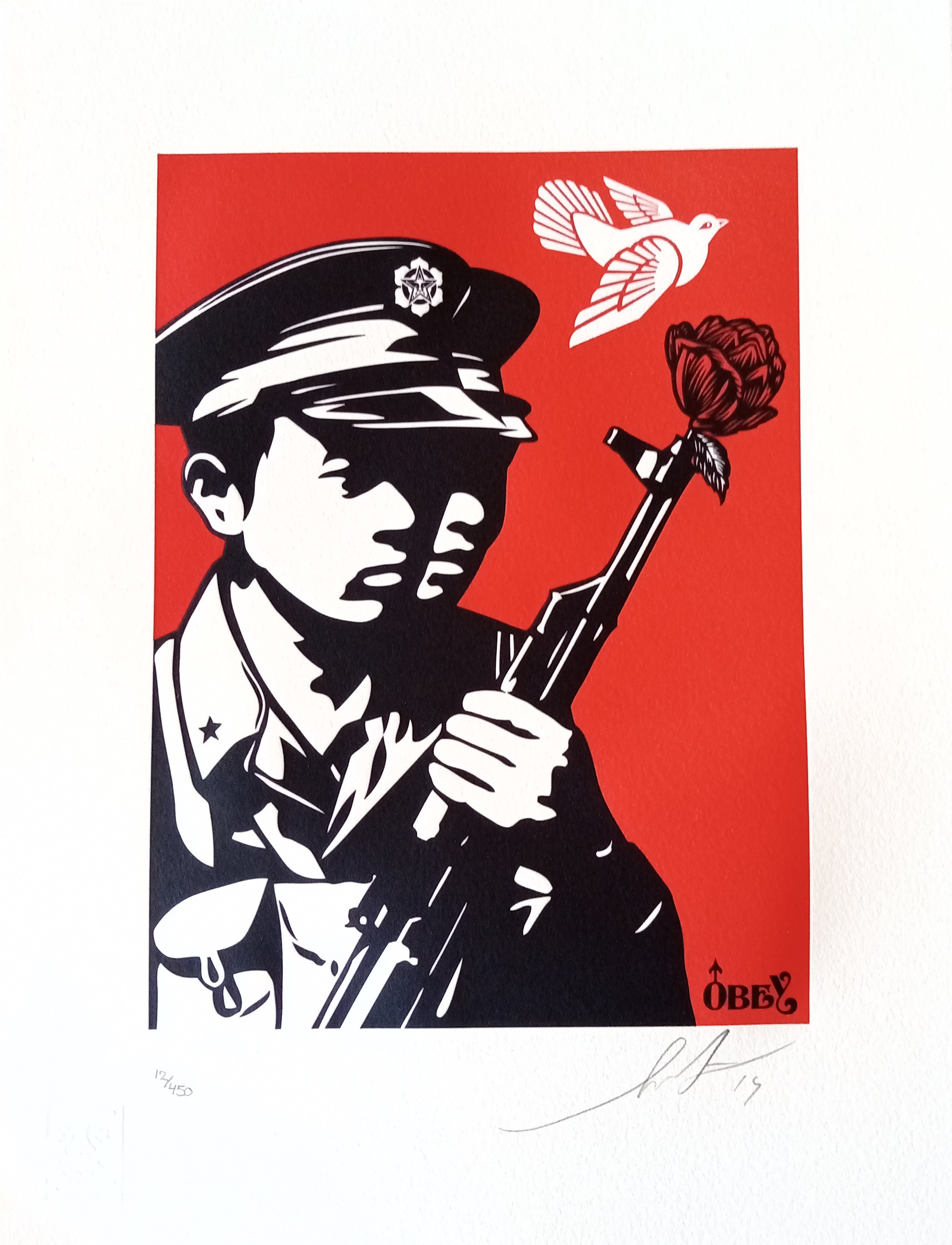 Shepard Fairey (Obey), Chinese soldiers Shepard Fairey (Obey), Chinese soldiers