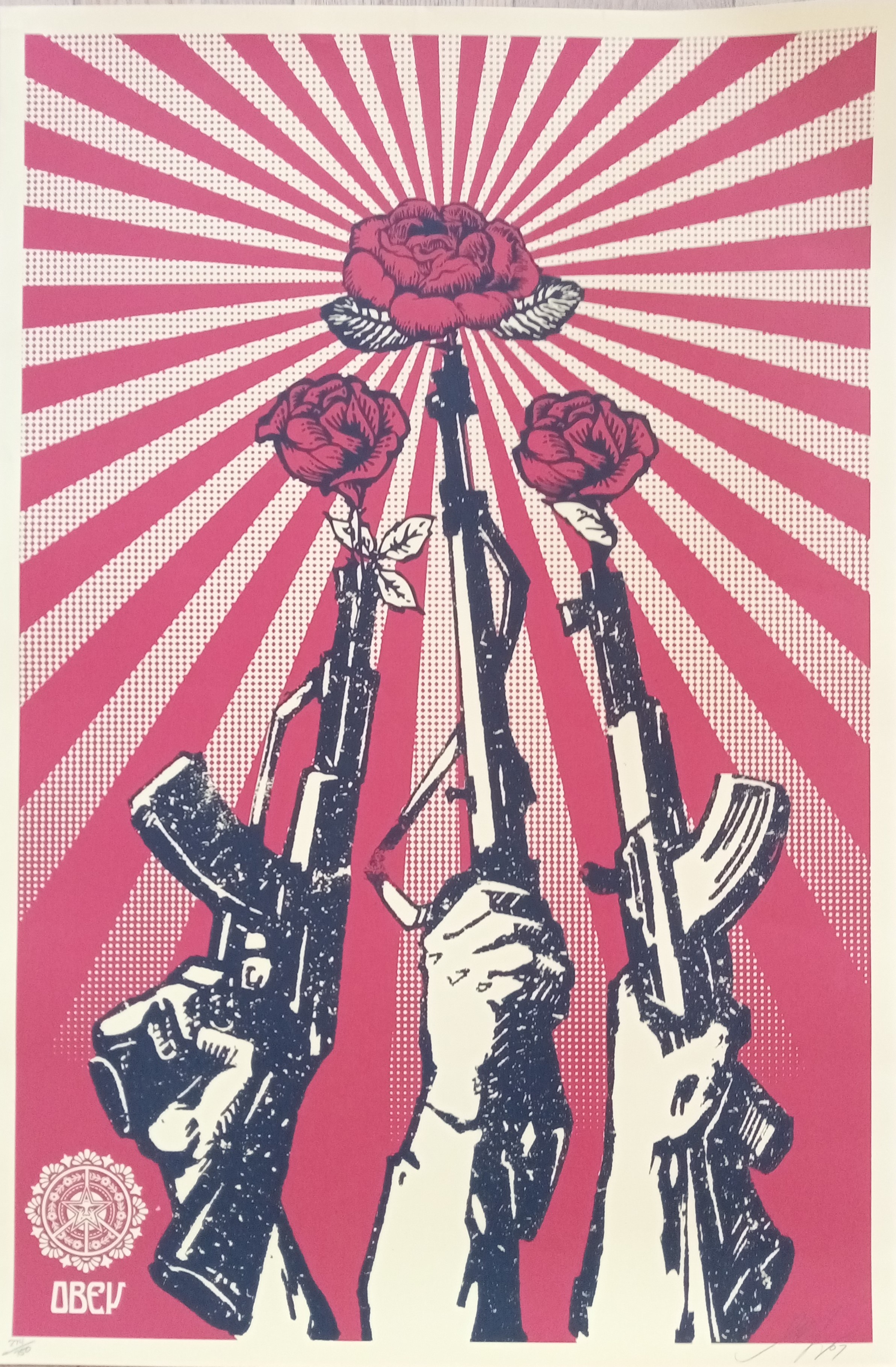 Shepard Fairey (Obey), Guns and Roses Offset Shepard Fairey (Obey), Guns and Roses Offset