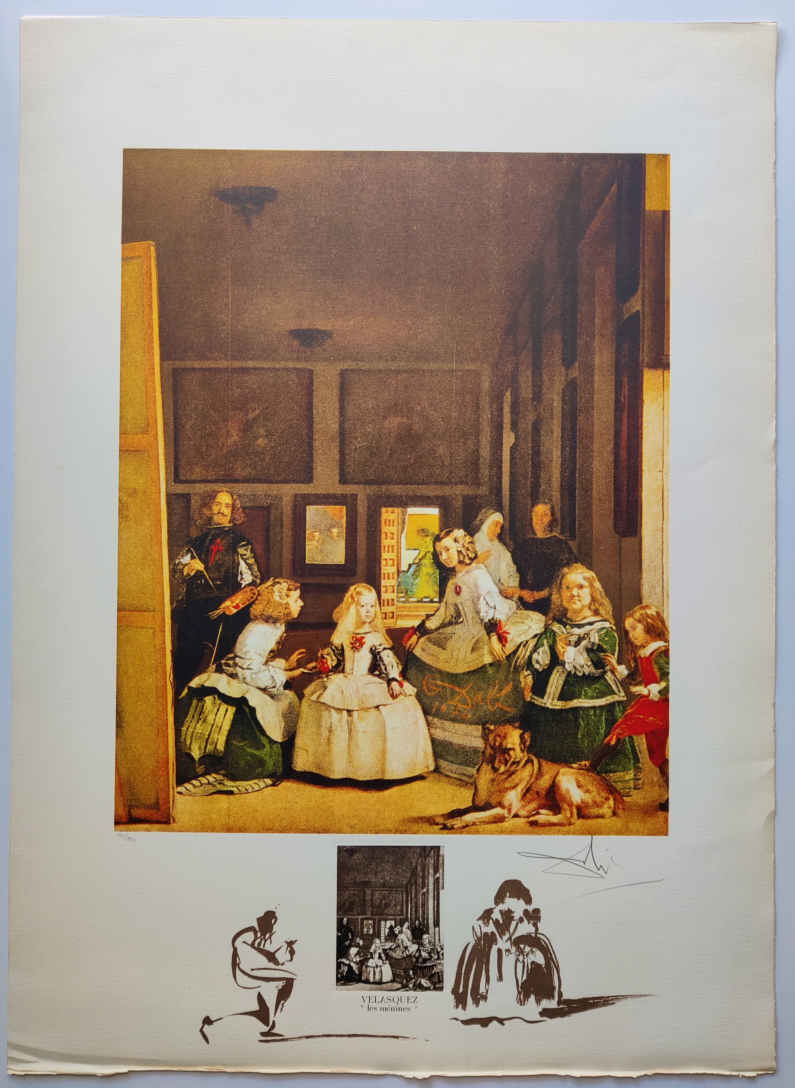 Salvador Dali, Velasquez, Les Ménines Salvador Dali, Velasquez, Les Ménines