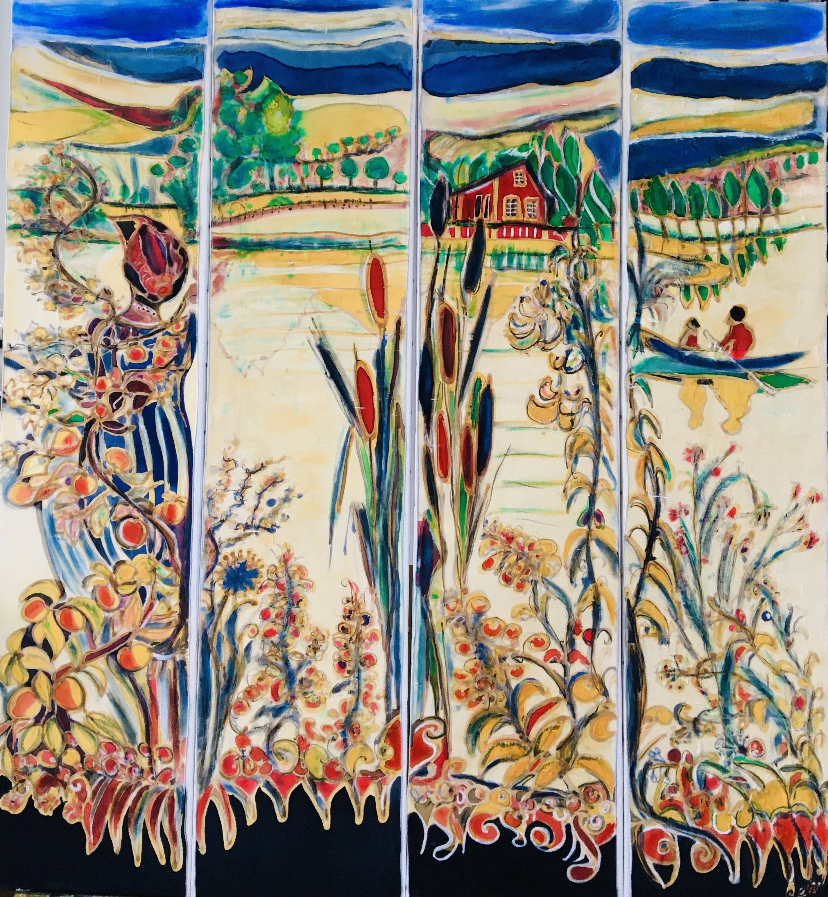 Catherine Clare, Paravent Catherine Clare, Paravent