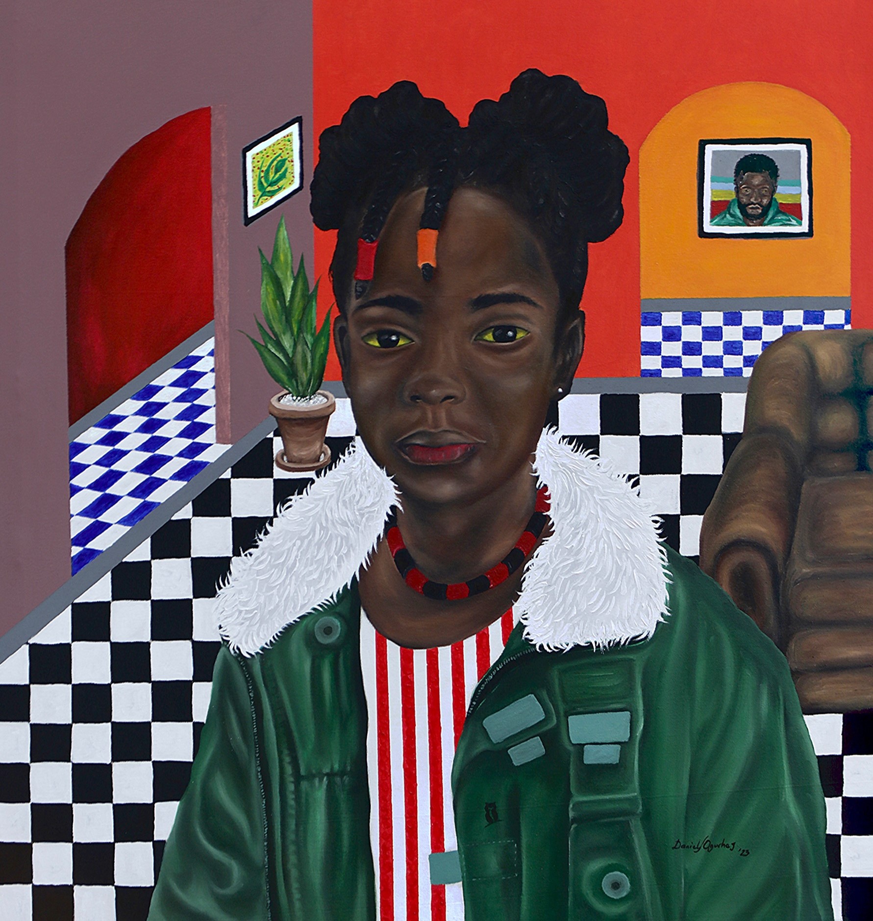 Daniel Oguche Junior, Girl in Green Daniel Oguche Junior, Girl in Green