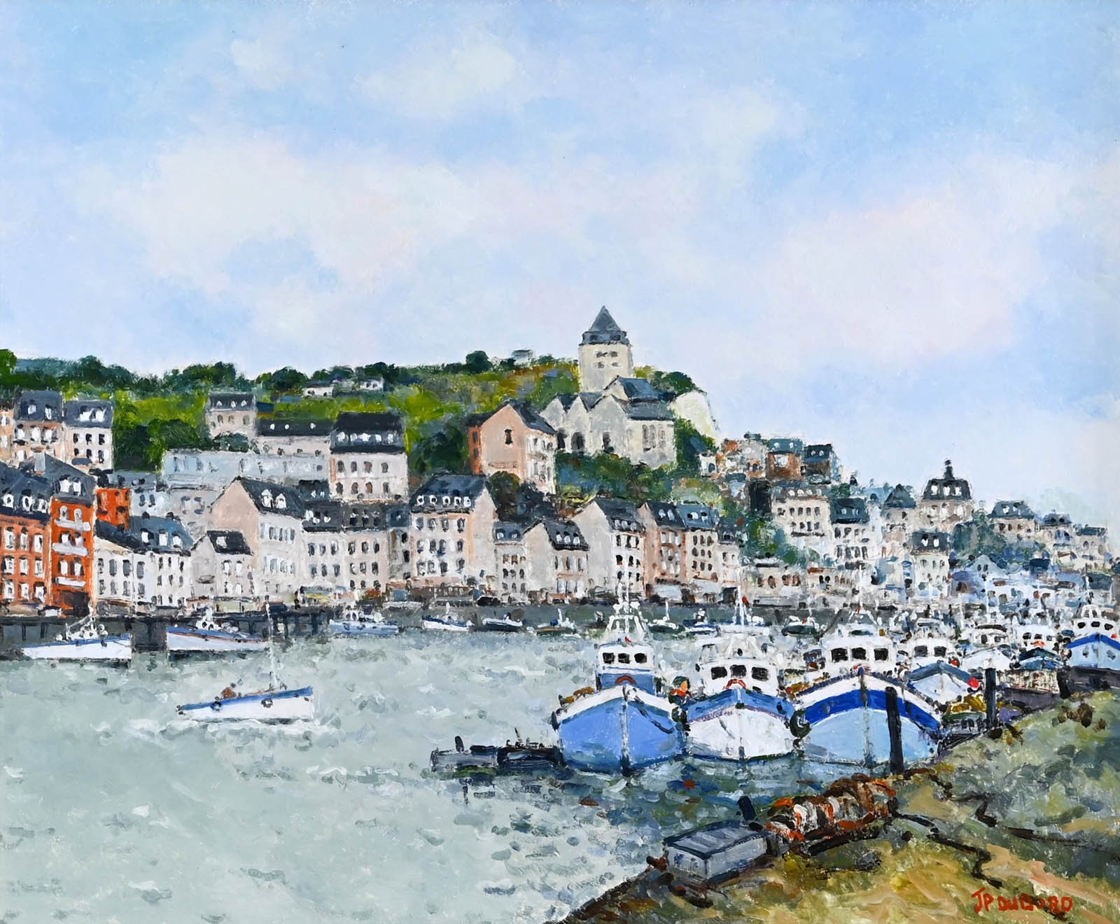Jean Pierre Dubord, Bateaux dans le port du Tréport Jean Pierre Dubord, Bateaux dans le port du Tréport