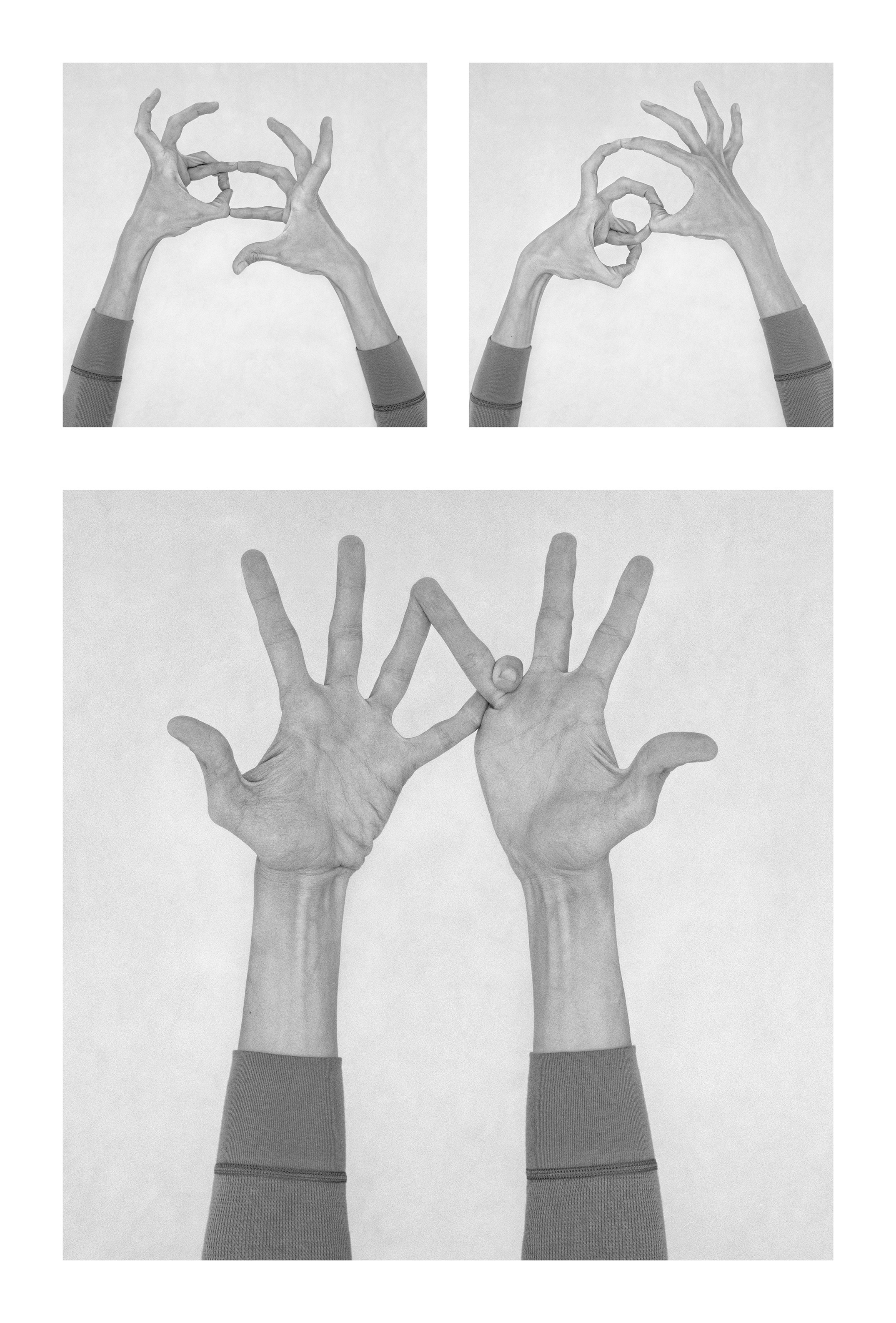 Nico Baixas / Gos-com-fuig, Untitled I, Untitled XI, and Untitled II, Hands Nico Baixas / Gos-com-fuig, Untitled I, Untitled XI, and Untitled II, Hands