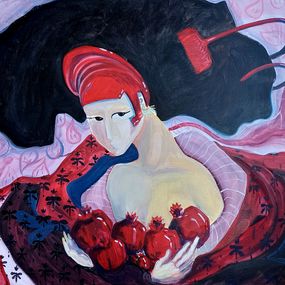 Gemälde, Pomegranat, Nina Urushadze