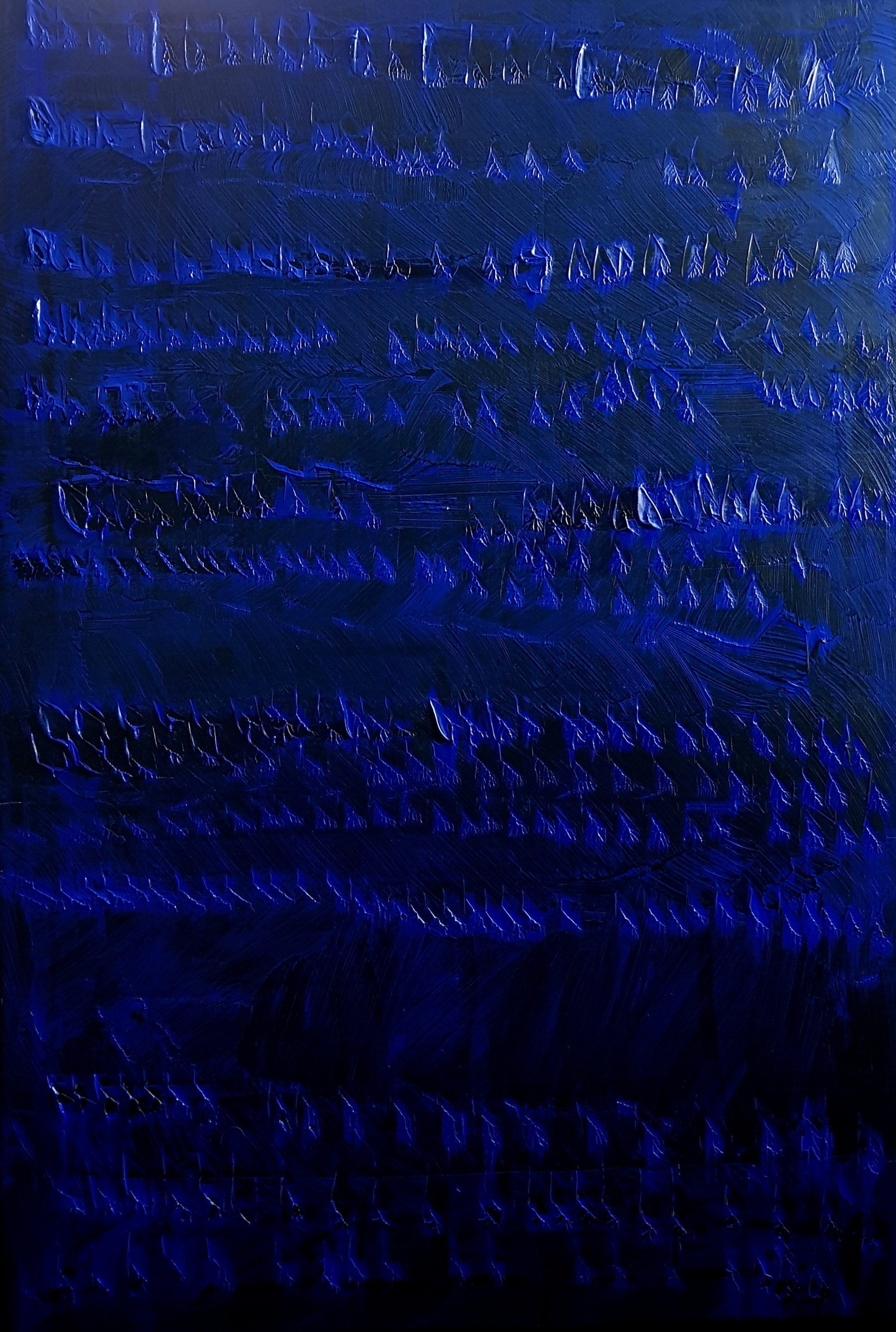 Anne Girault Bardaud, Print blue Anne Girault Bardaud, Print blue