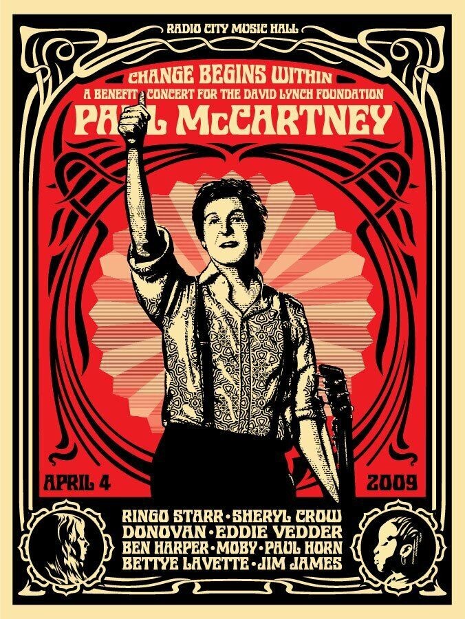 Shepard Fairey (Obey), Change Begins Within (Red) Shepard Fairey (Obey), Change Begins Within (Red)