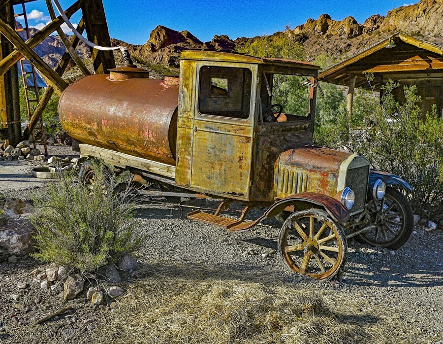 Jarmila Kostliva, Old Car in Ghost Town Jarmila Kostliva, Old Car in Ghost Town