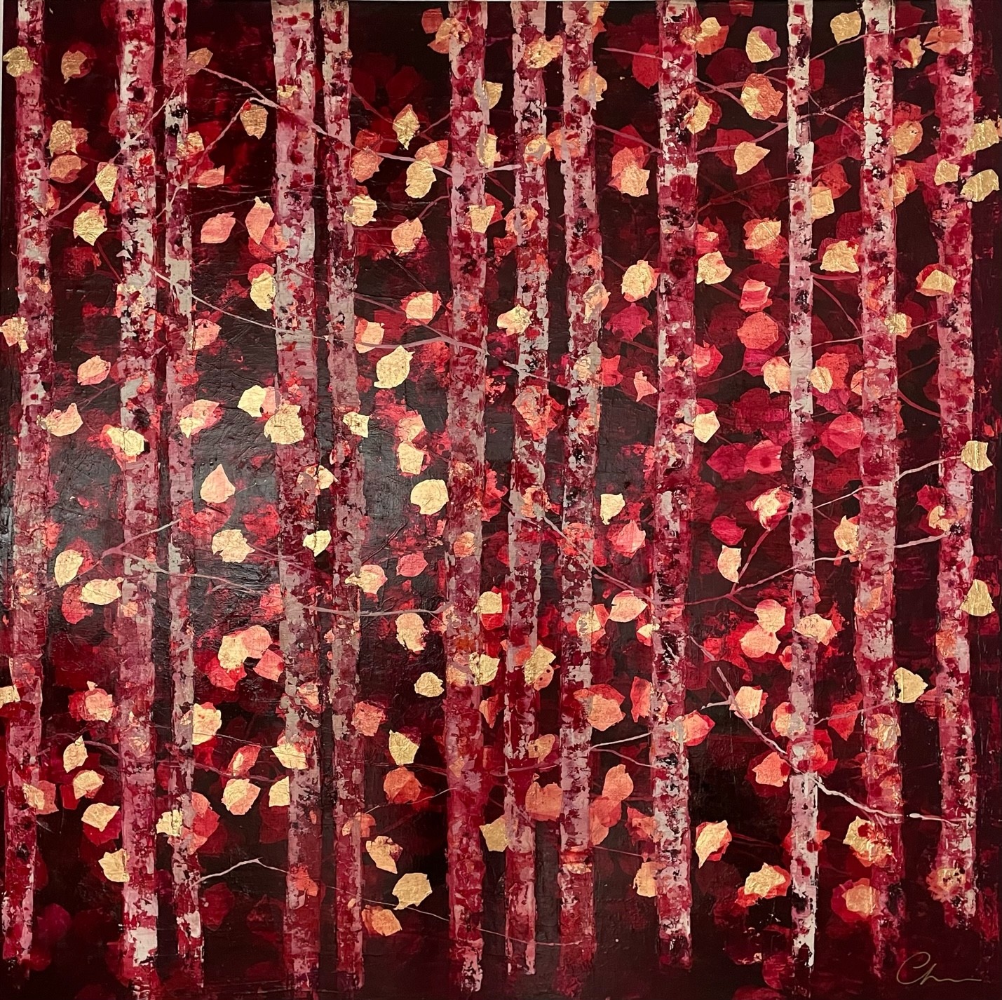 Chelsea Davine, Deep red woods Chelsea Davine, Deep red woods