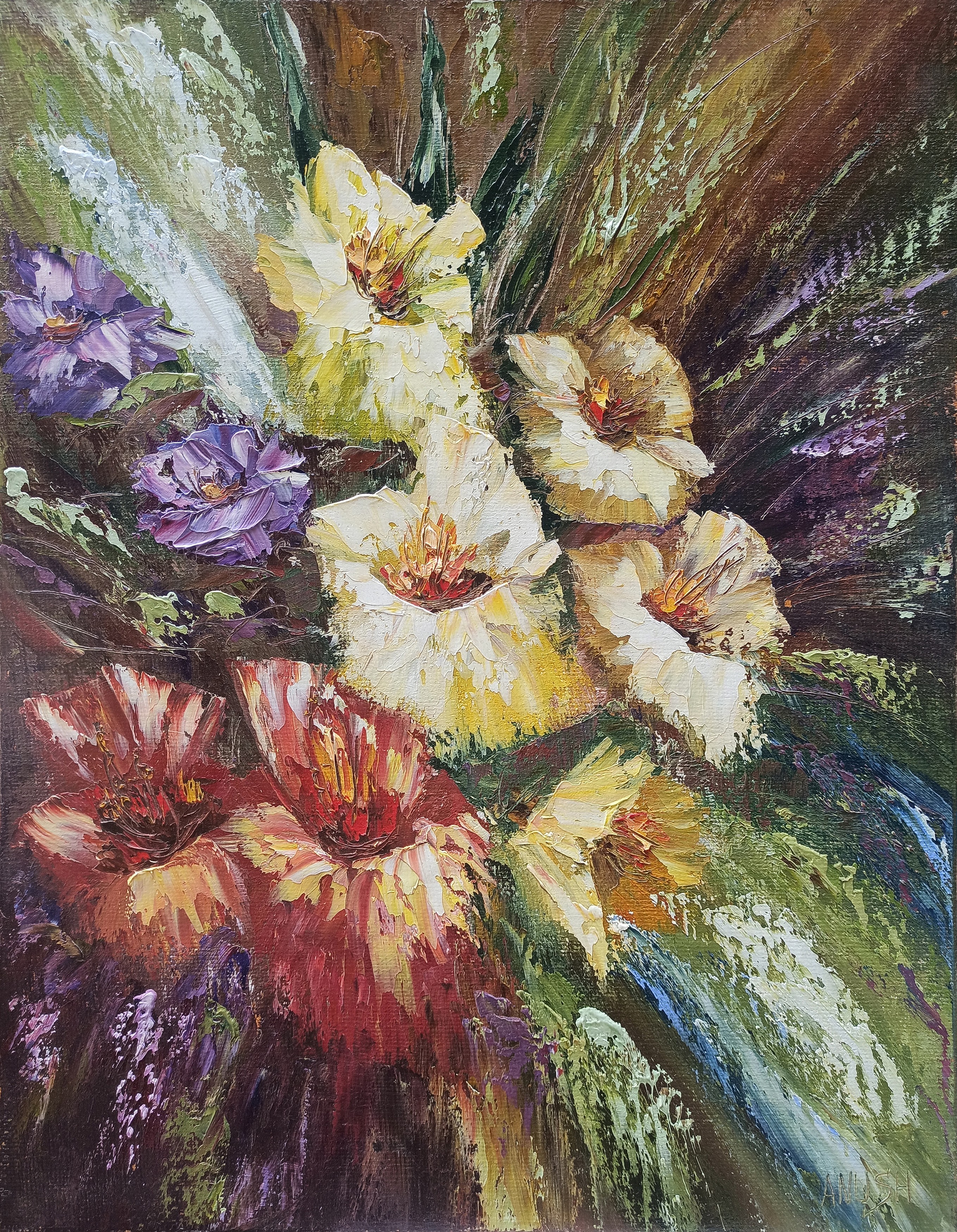 Anush Emiryan, Abstract flowers Anush Emiryan, Abstract flowers