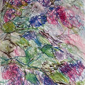 Fine Art Drawings, Lilac in my garden, Irina Bellaye BlanXs