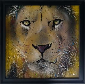 Gemälde, Sweet lion - Wild Serie, Paco Roum