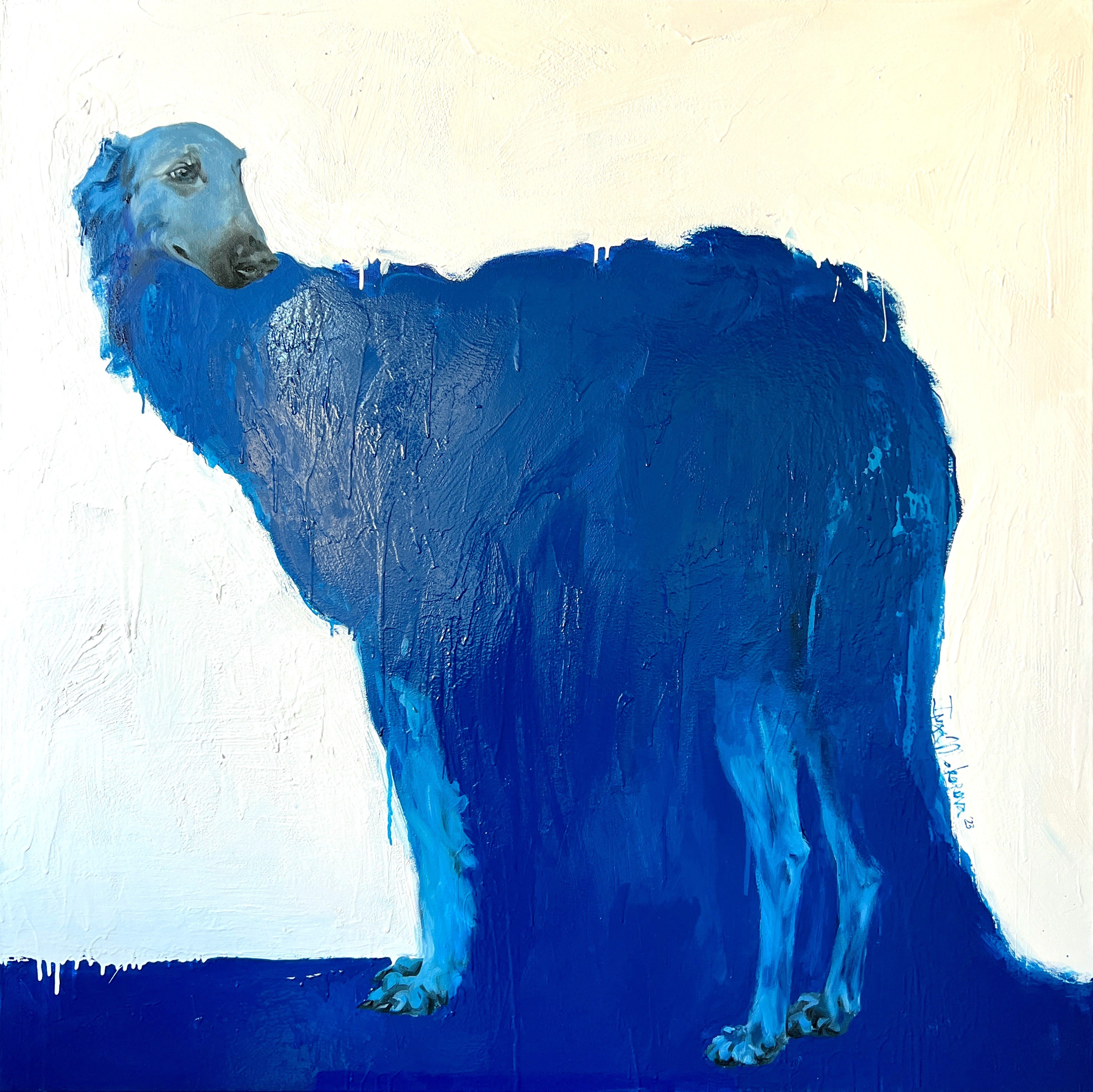 Inga Makarova, Blue Dog 1 Inga Makarova, Blue Dog 1