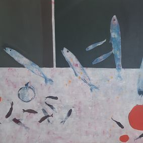 Gemälde, Nature morte à la poire, Marc Graglia