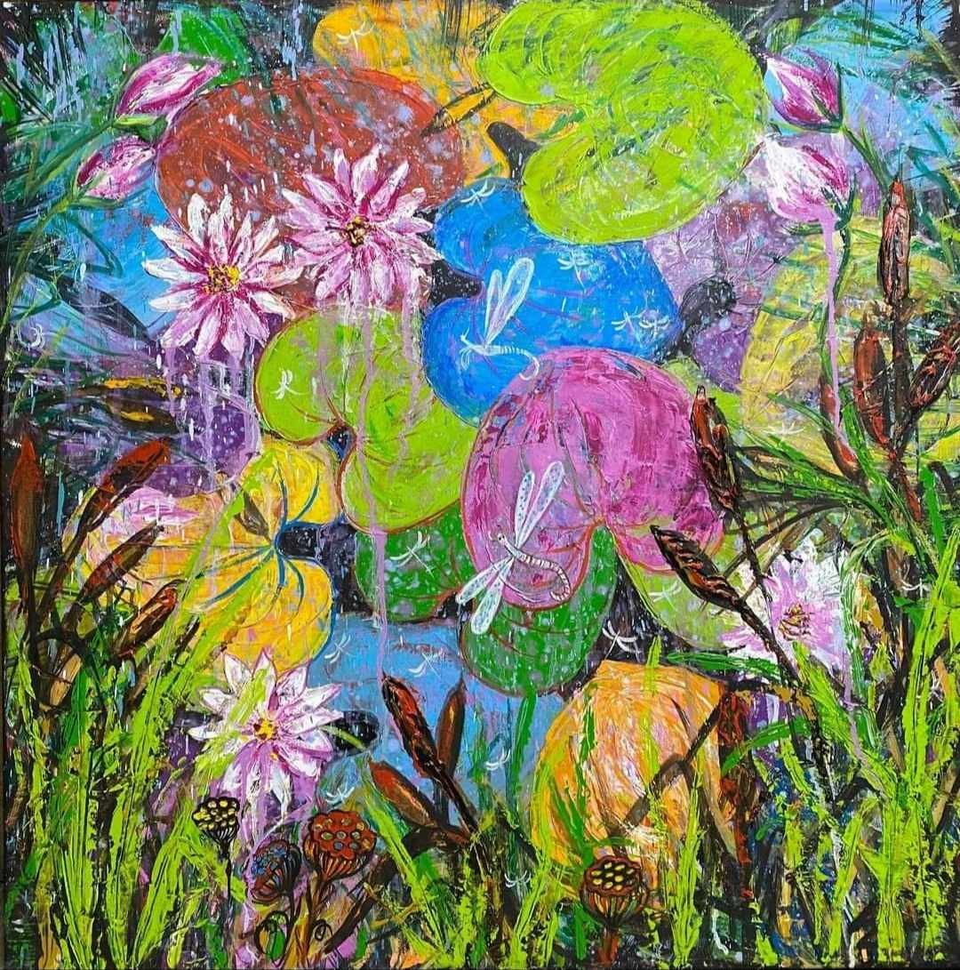 Sofia Beltadze, Chromatic Water Lilies Sofia Beltadze, Chromatic Water Lilies