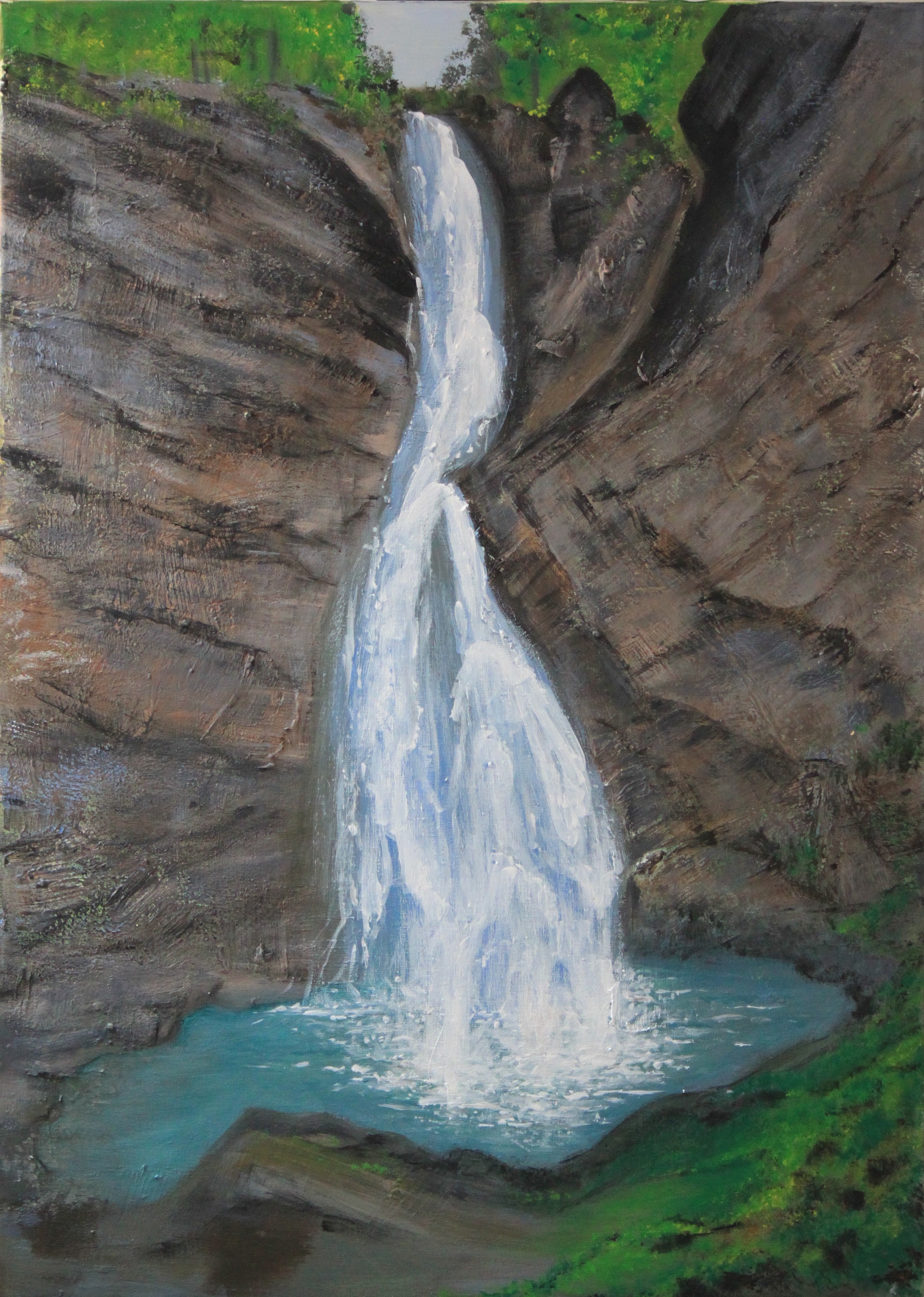 Kseniia Redina, Reihenbach falls Kseniia Redina, Reihenbach falls