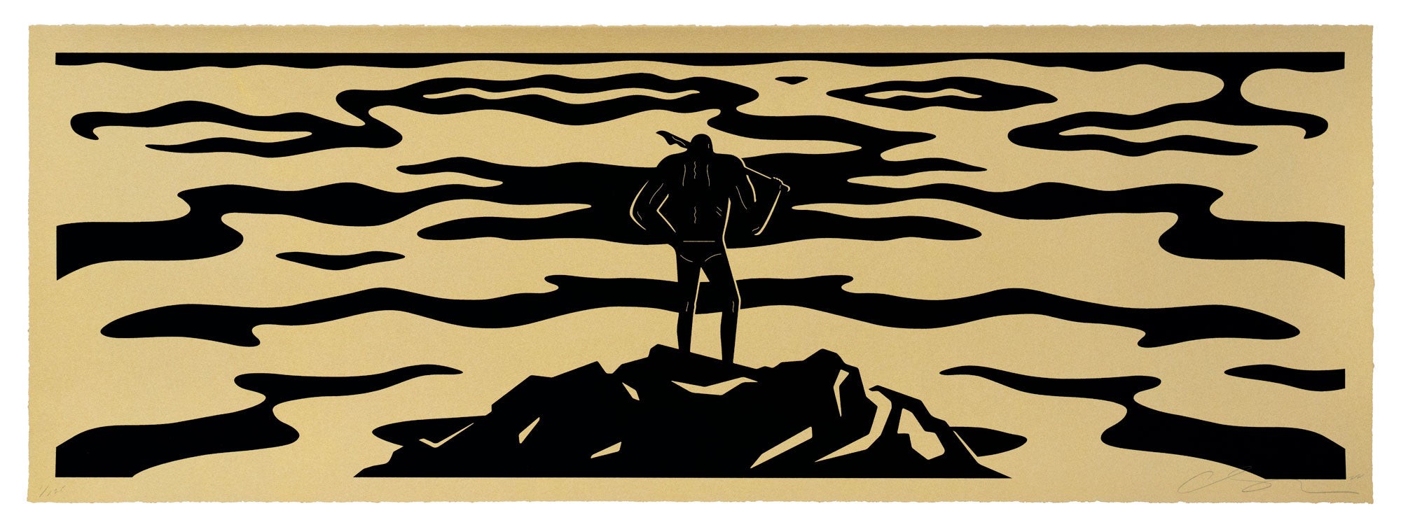 Cleon Peterson, The Seeker - Gold Cleon Peterson, The Seeker - Gold