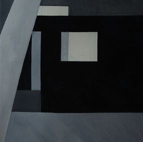 Painting, Space - Maternal Grandfather’s House - Ground Floor - Black & White, Raffaella