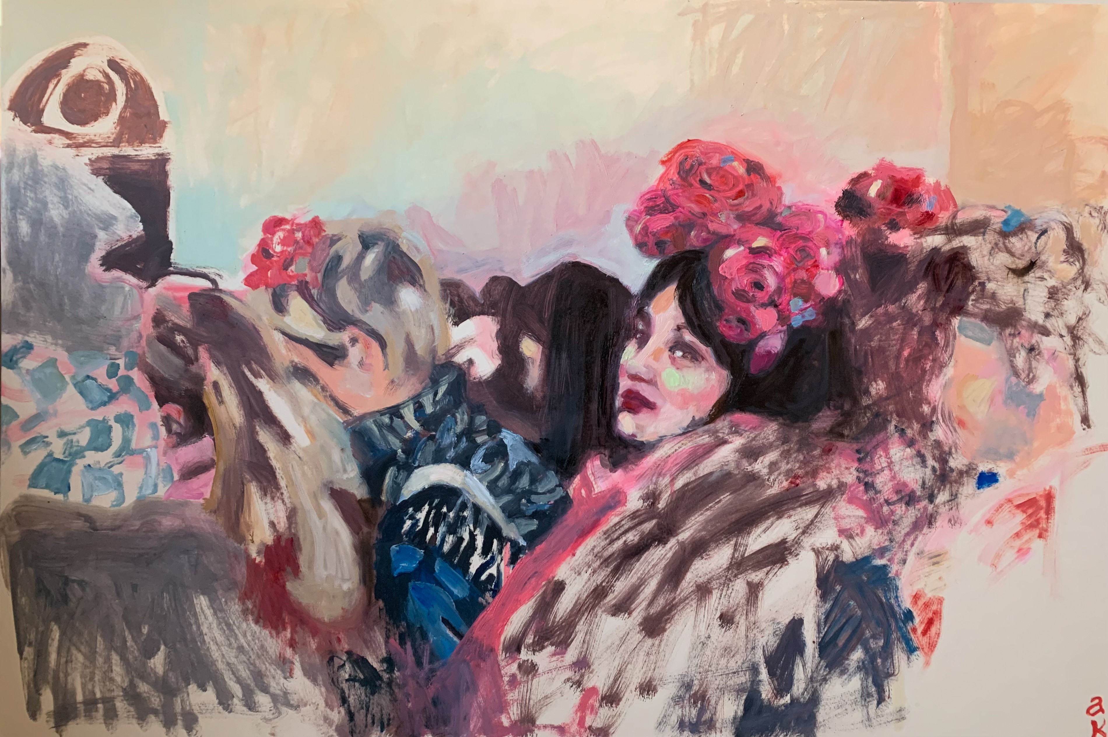 Ada Kafel, Filles aux fleurs Ada Kafel, Filles aux fleurs