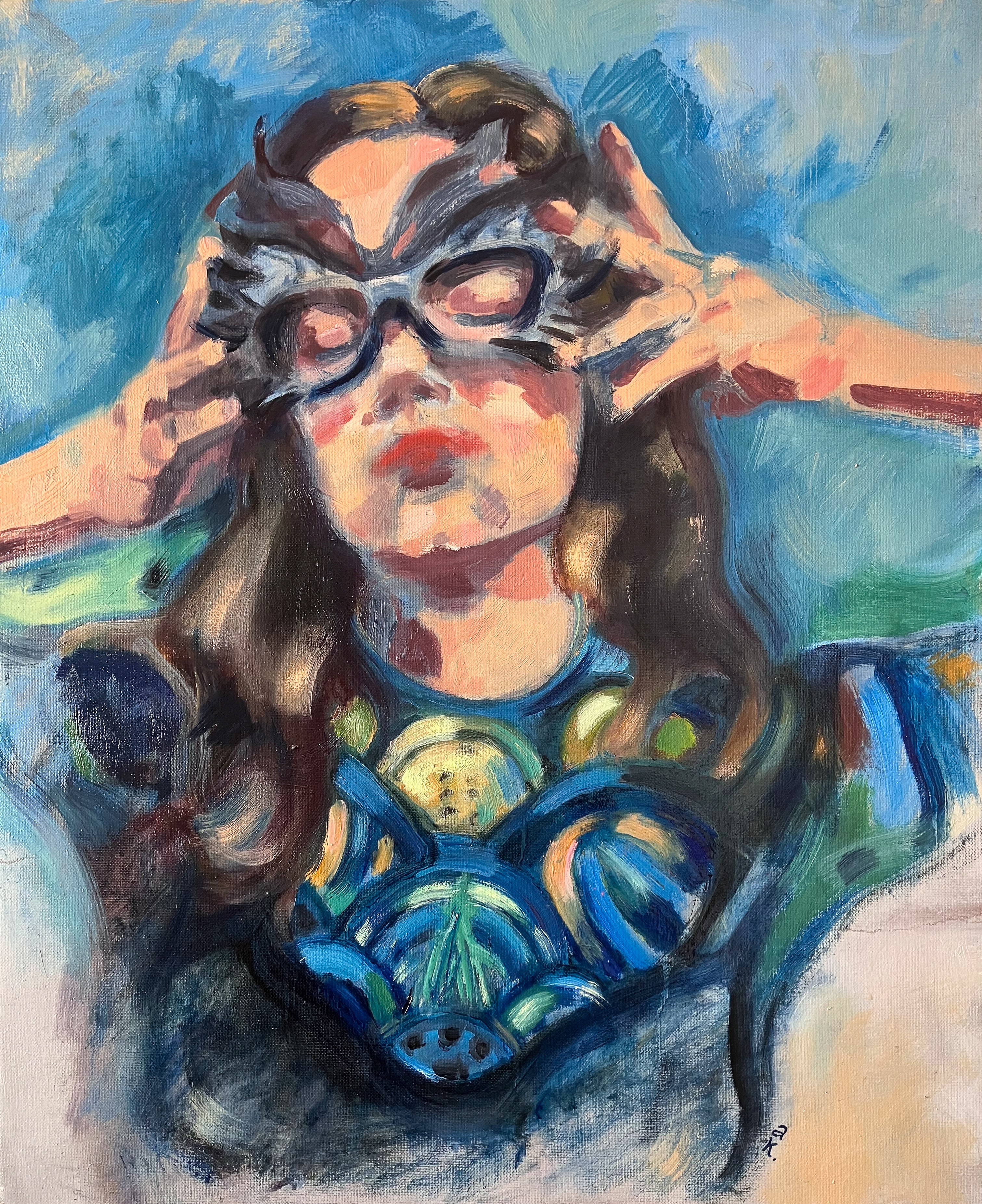 Ada Kafel, La fille en bleu Ada Kafel, La fille en bleu