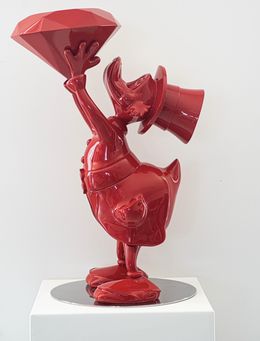 Sculpture, Picsou diamond Italian - Ferrari, Trois Kong