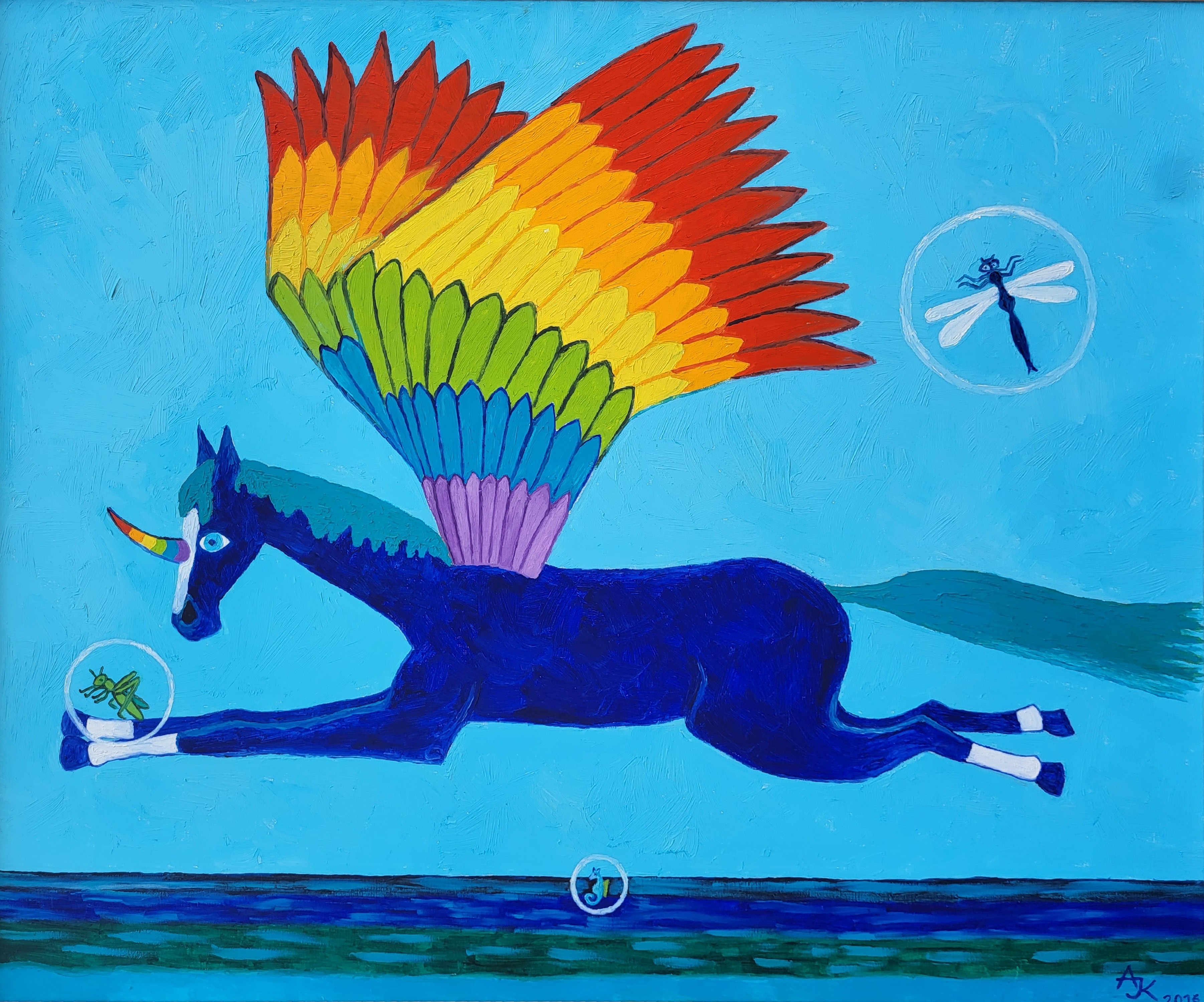 Aldona Jablonska Klimczak, The myserious flight of a unicorn Aldona Jablonska Klimczak, The myserious flight of a unicorn