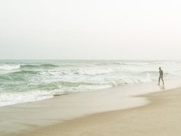 Fotografien, The Sunset Beach in Ghana, Kamal Obat