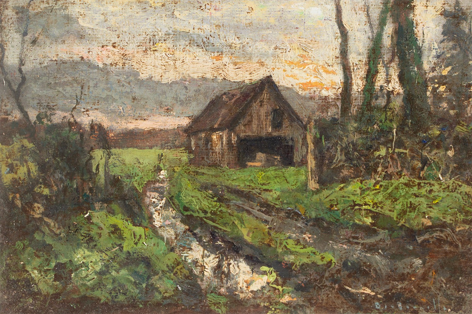 André Boubounelle, Cabane au couchant André Boubounelle, Cabane au couchant
