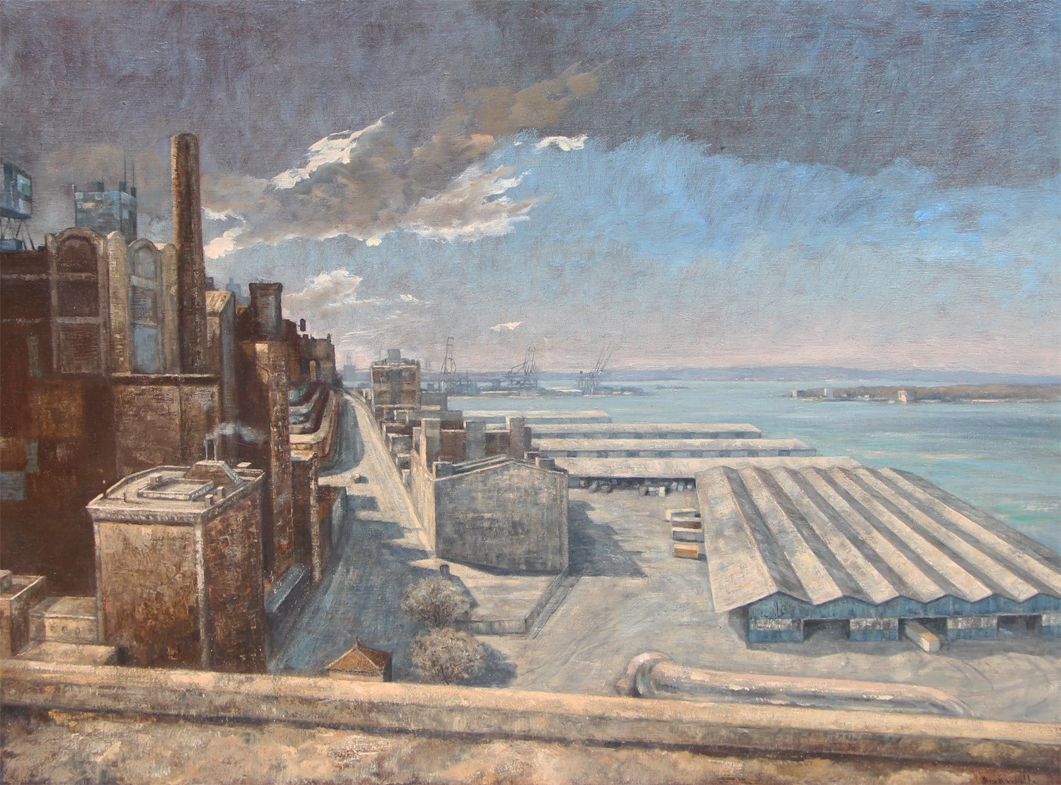 André Boubounelle, Les docks de Brooklyn André Boubounelle, Les docks de Brooklyn