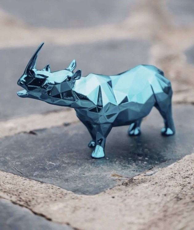 Richard Orlinski, Rhino Spirit, %category% on %material%